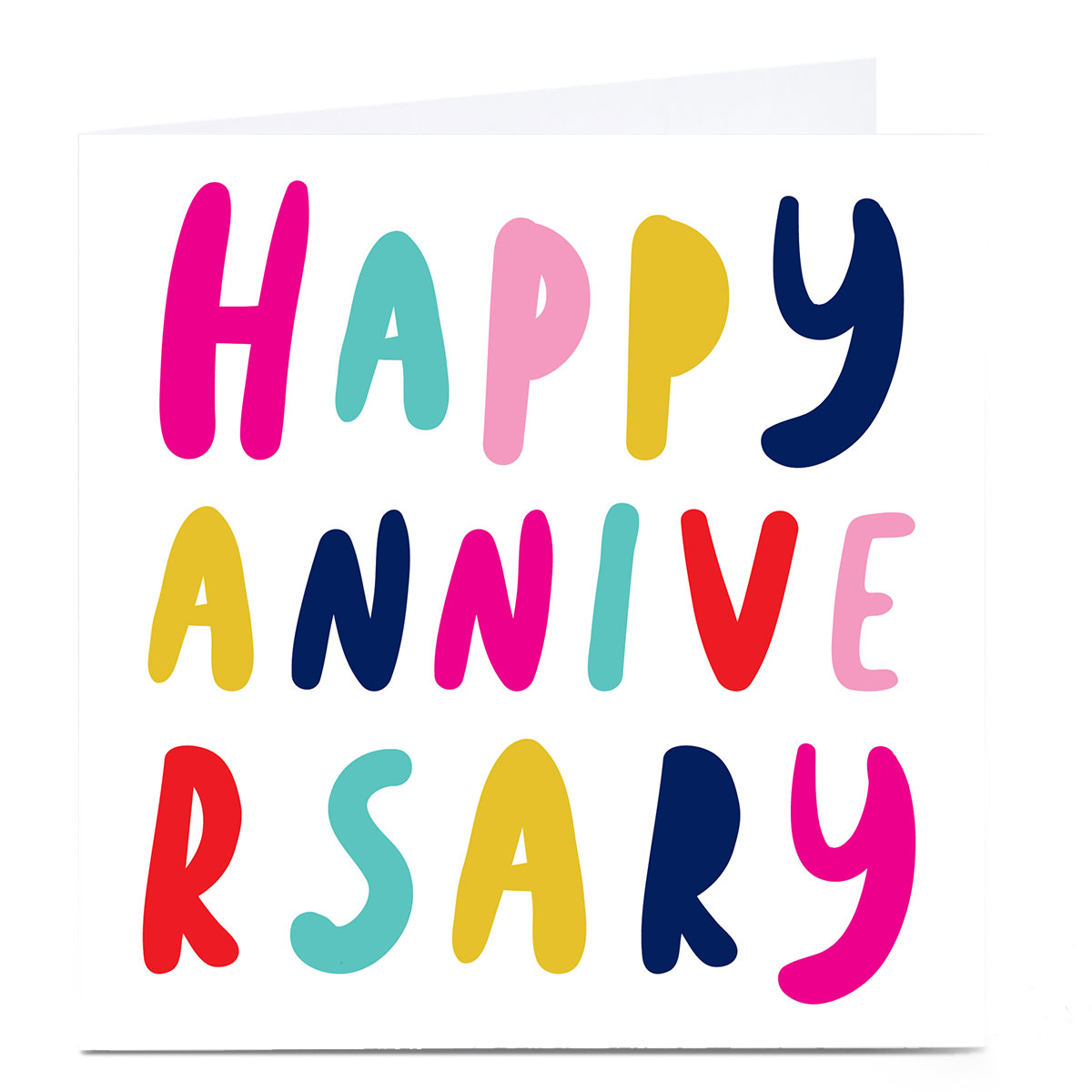 Personalised Hello Munki Card - Happy Anniversary 