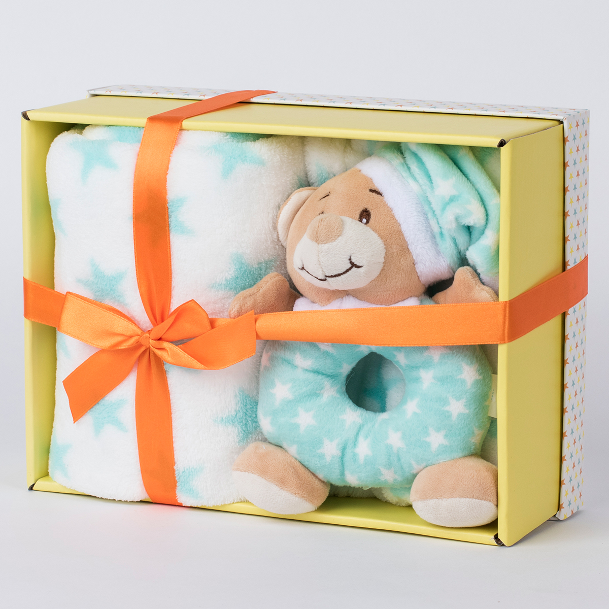 Tiny Treasures Blanket & Rattle Set