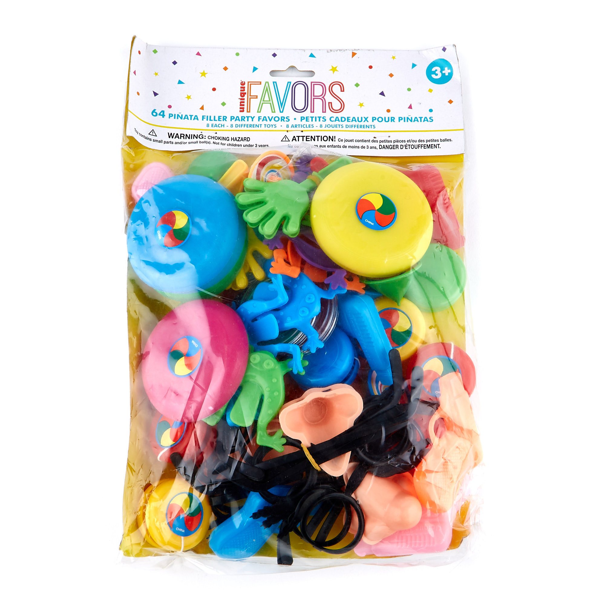 64 Plastic Piñata Filler Party Favours 