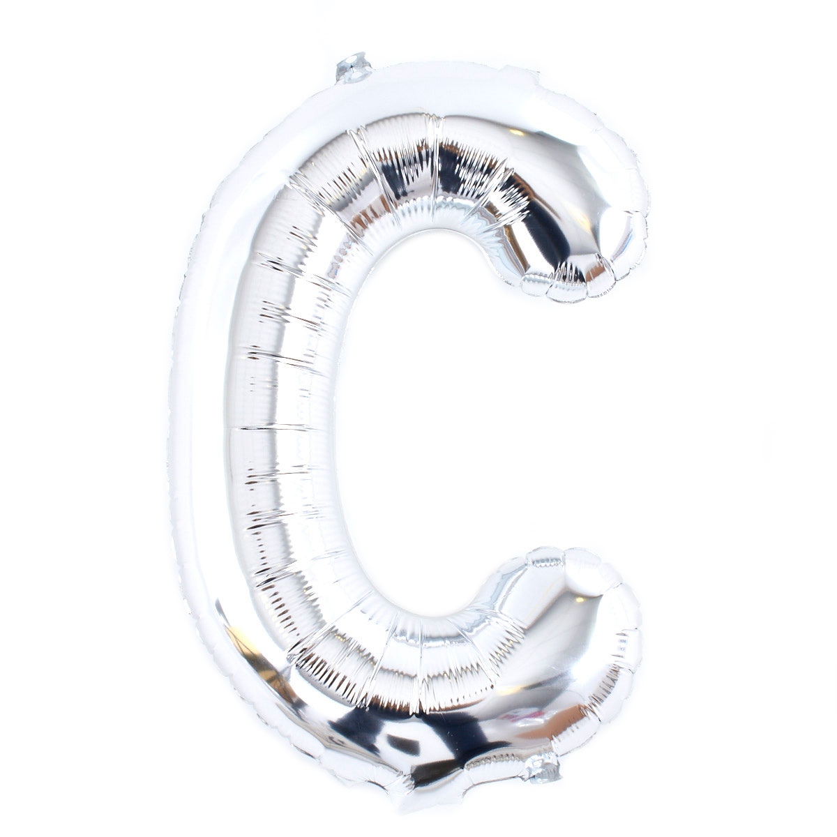 Silver Letter C Air-Inflated Balloon