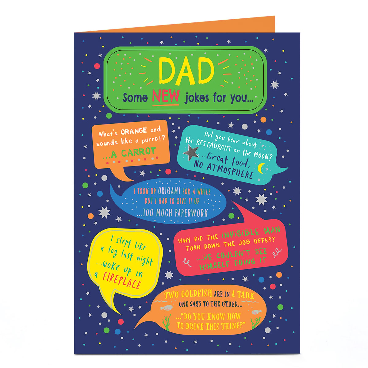 Birthday Card - Some New Dad Jokes