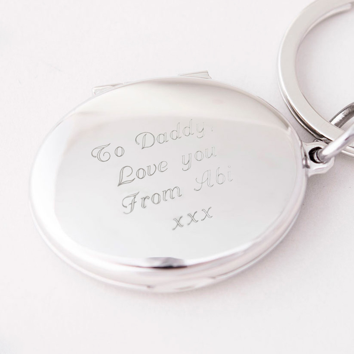 Personalised Engraved Photo Key Ring