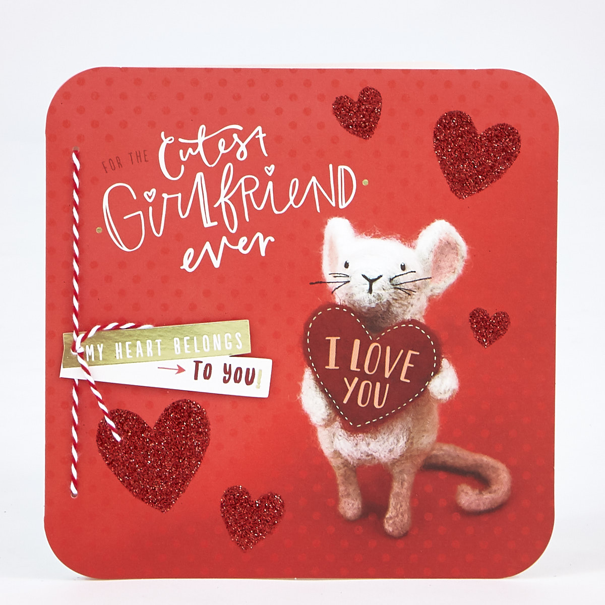 Valentine's Day Card - Boutique Girlfriend Mouse
