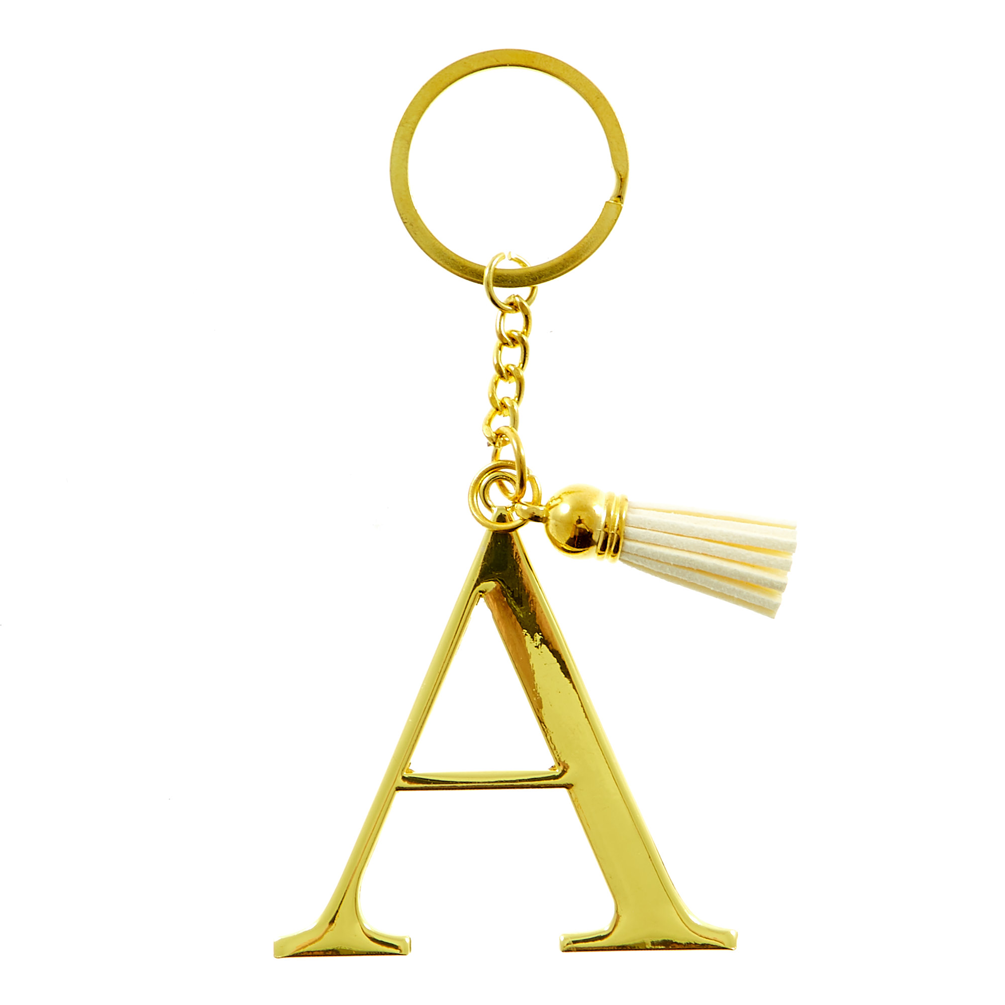 Letter A Key Ring