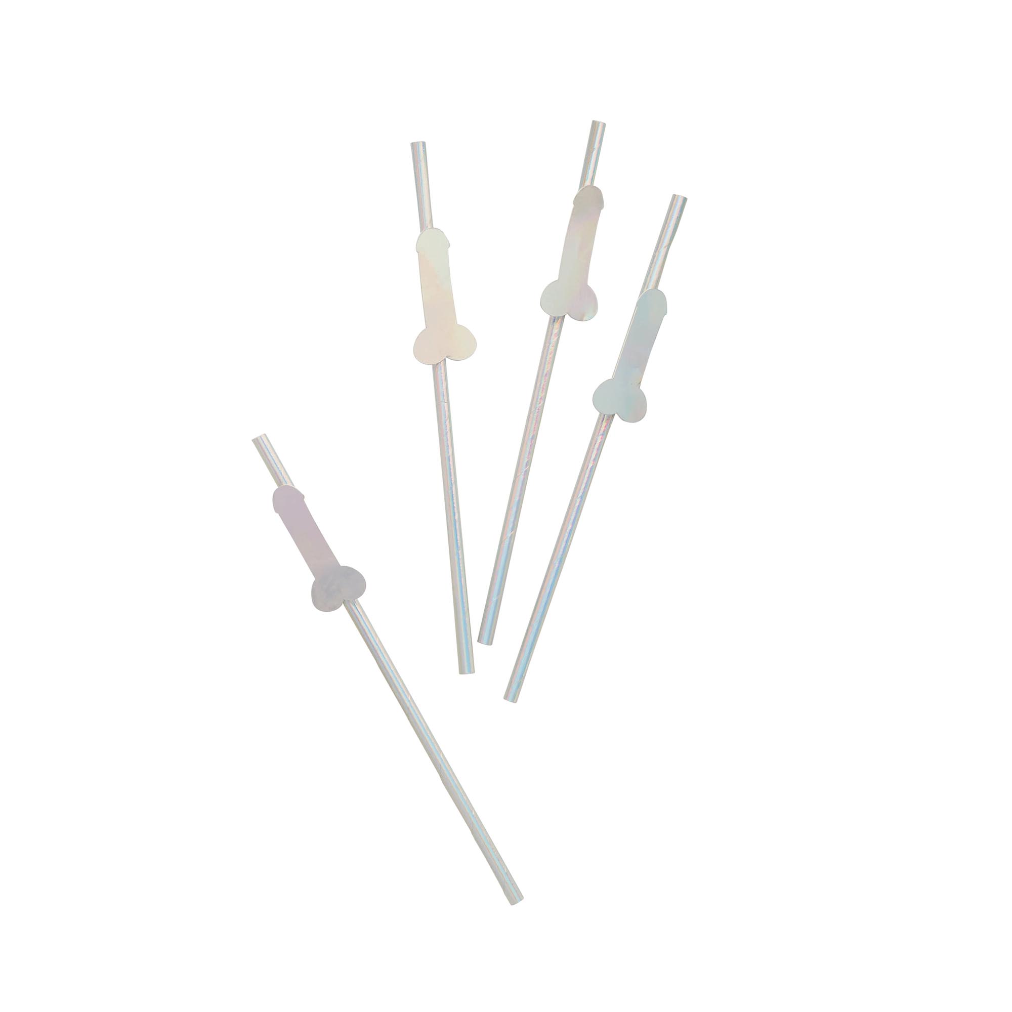 Disco Hen Paper Straws - Pack of 16