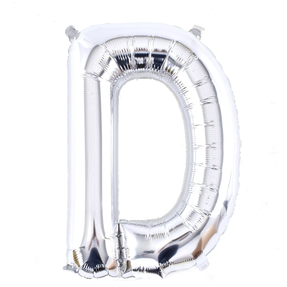 Silver Letter D Air-Inflated Balloon
