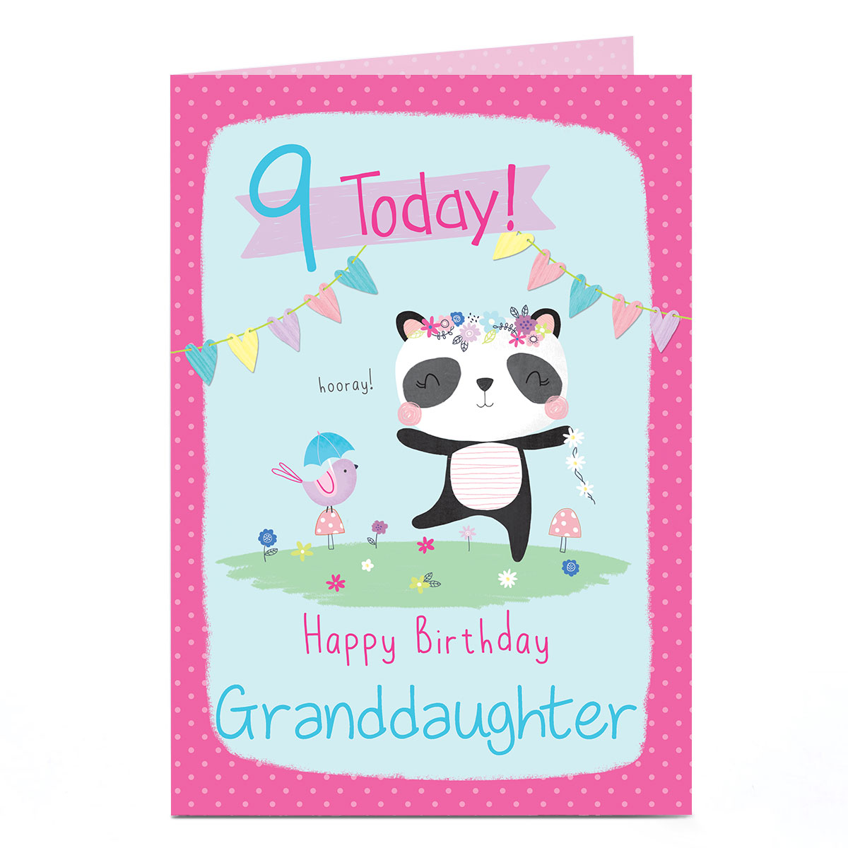 Personalised Any Age Birthday Card - Happy Panda