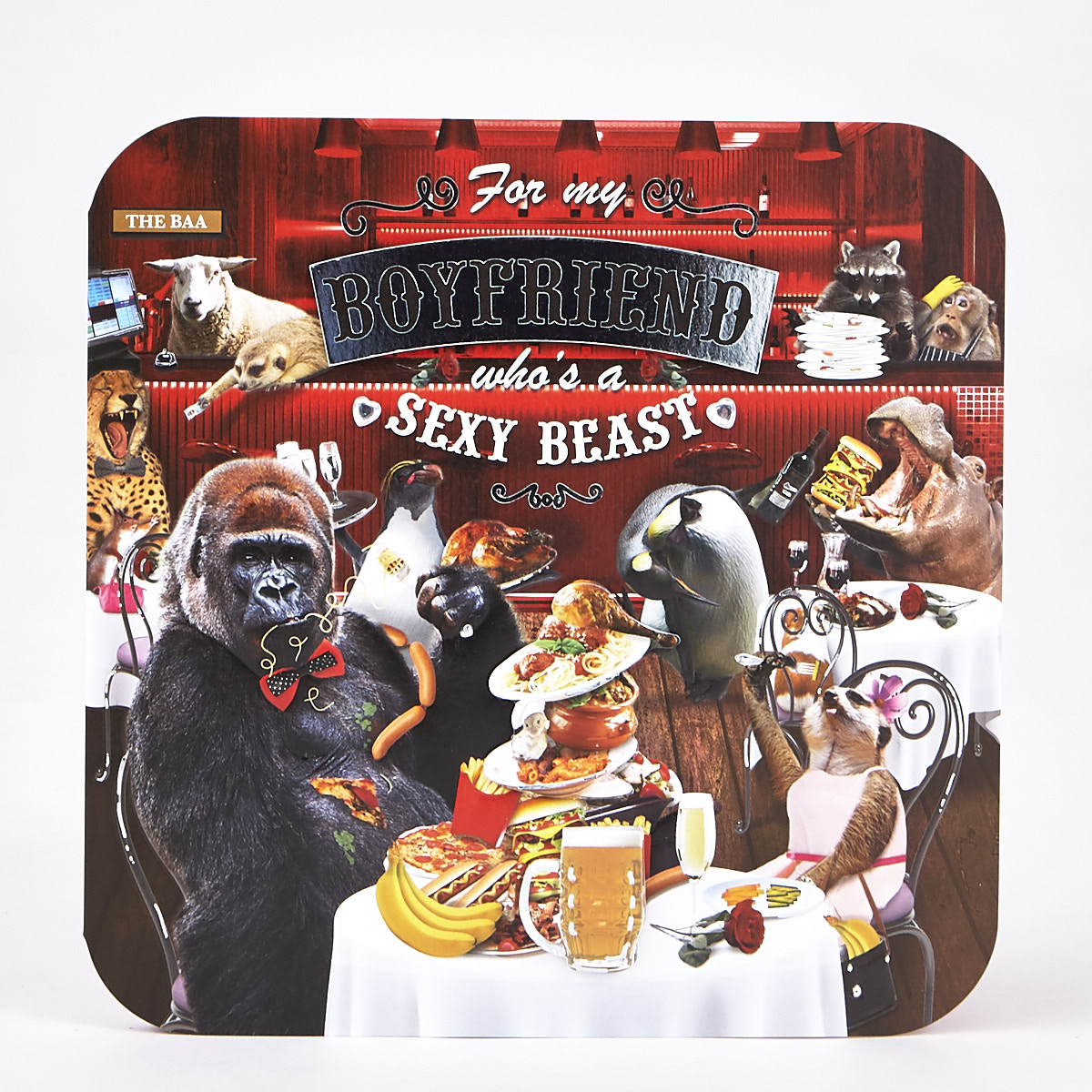Valentine's Day Card - Exquisite Collection boyfriend Sexy Beast