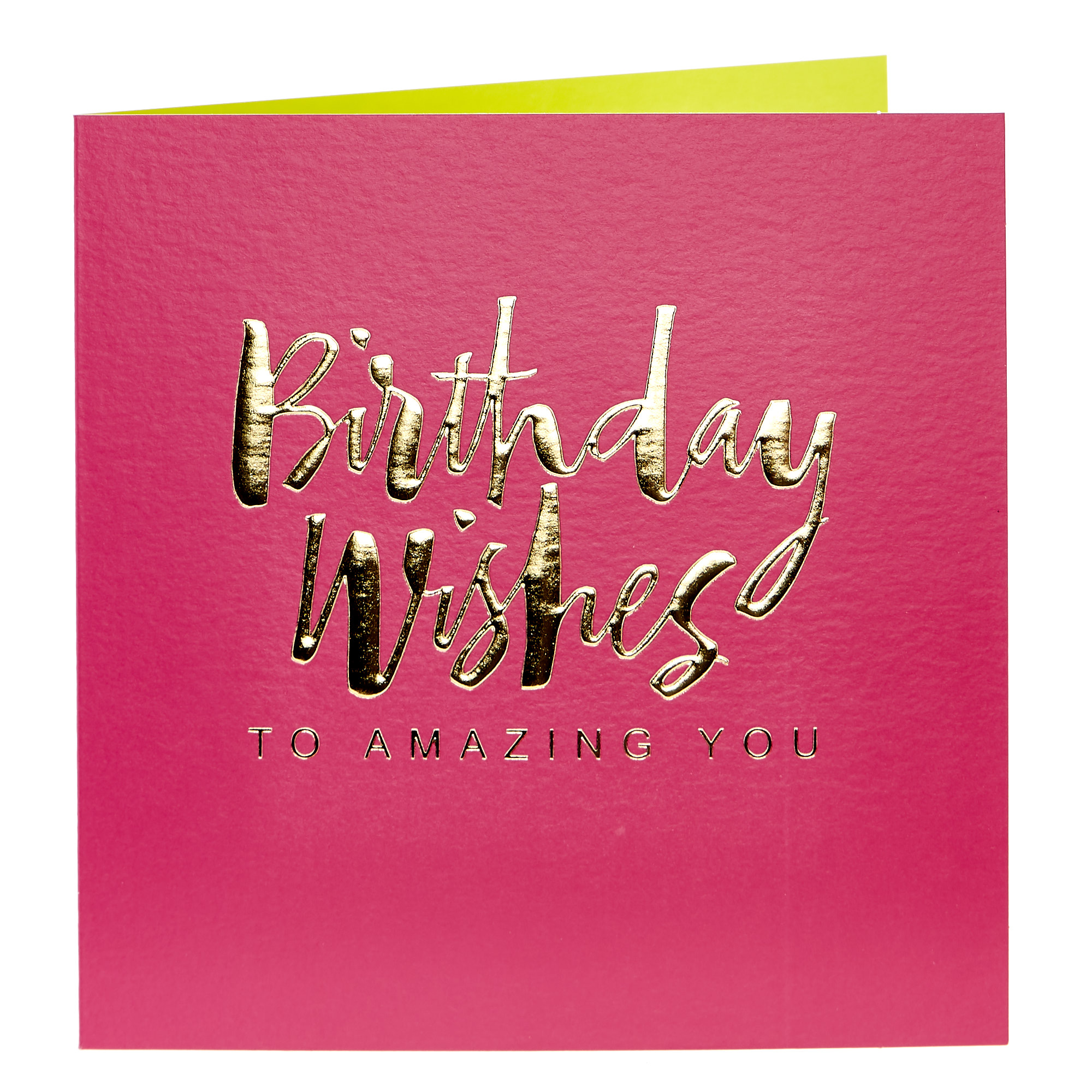 Birthday Card - Wishes To Amazing You