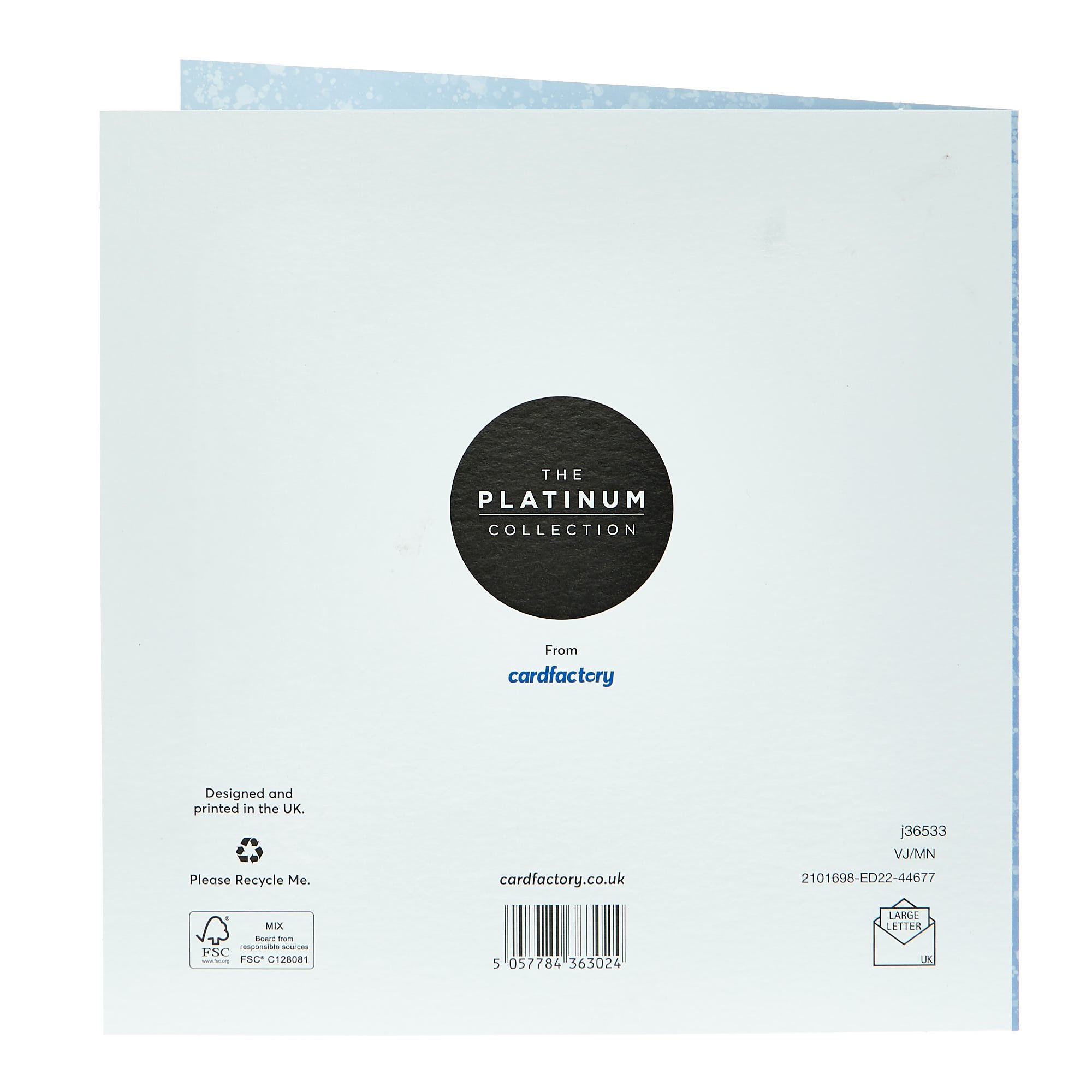 Platinum Birthday Card - Hope Today Brings A Smile