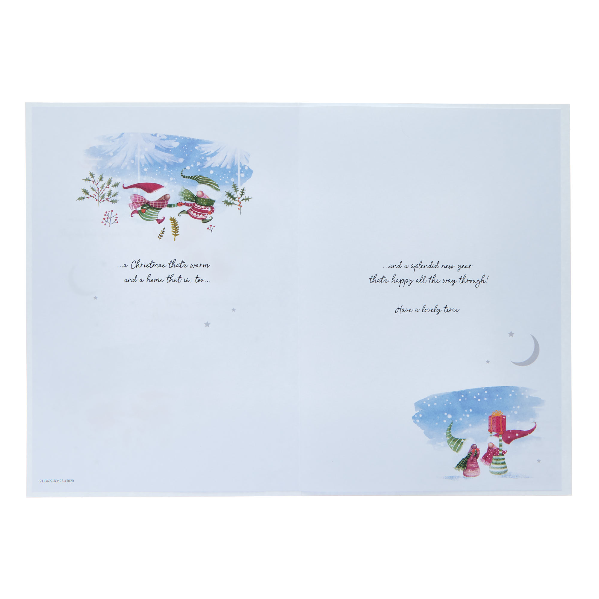 Special Couple Gonks Together Christmas Card