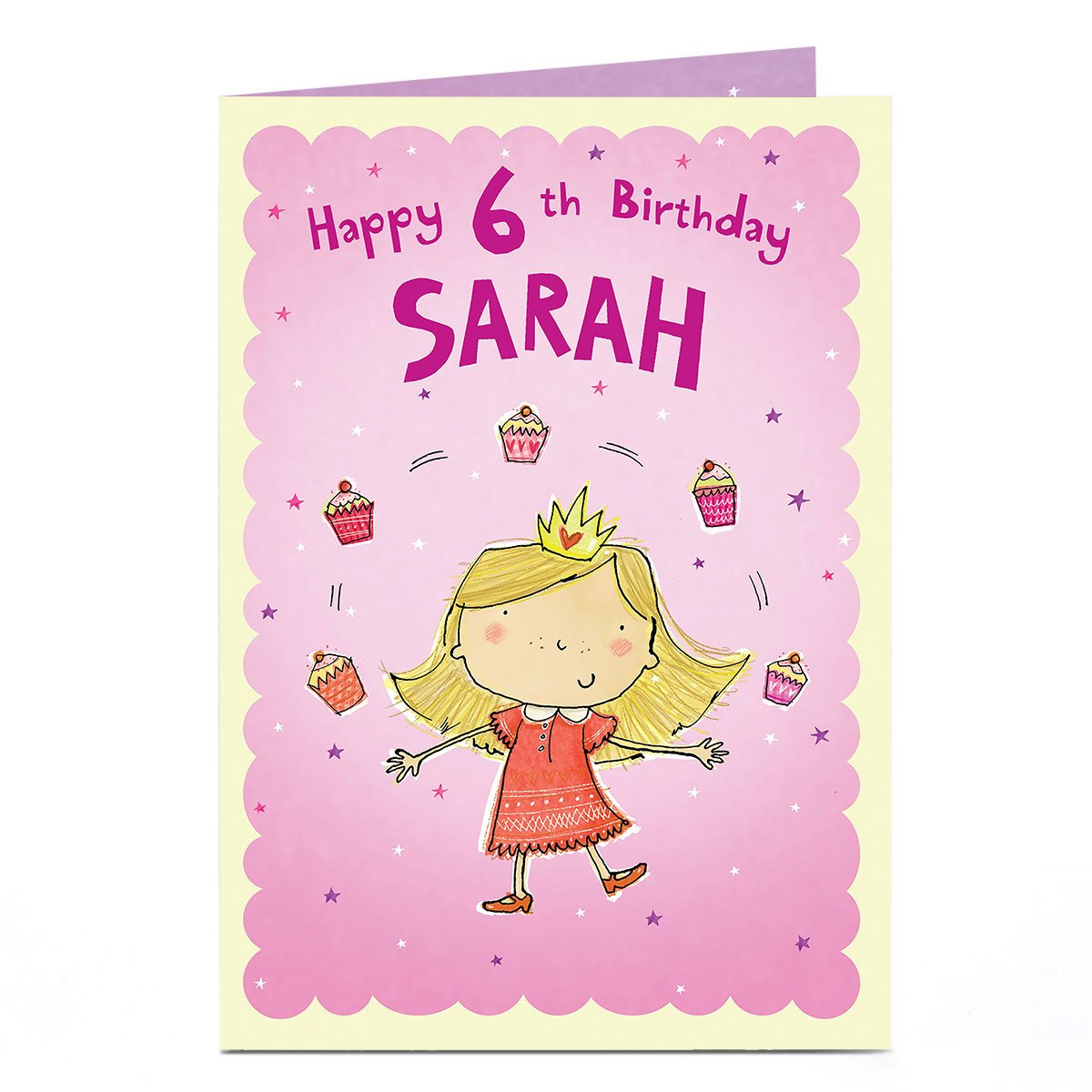 Personalised Birthday Card - Juggling Cupcakes, Any Age