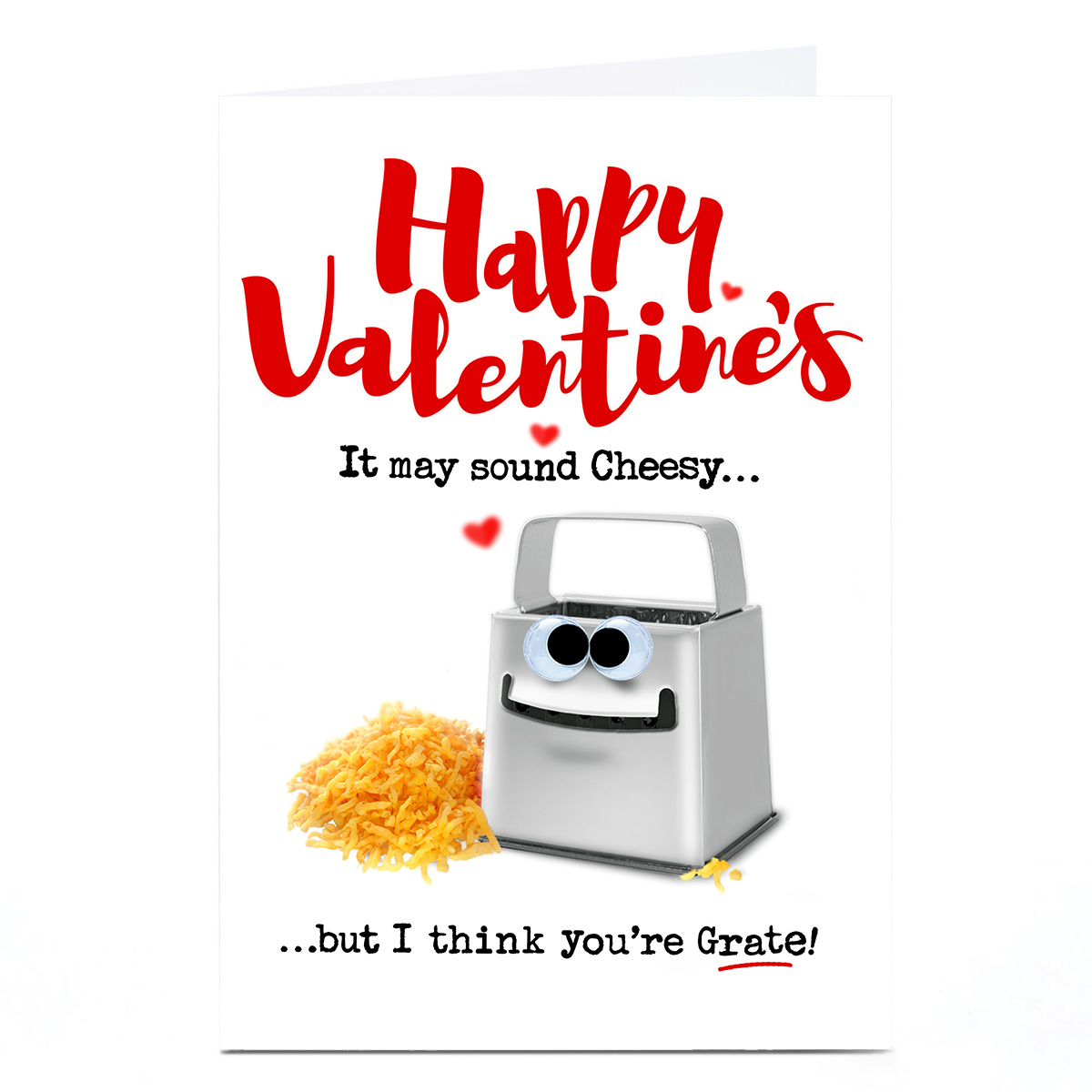 Personalised PG Quips Valentine's Day Card - It May Sound Cheesy