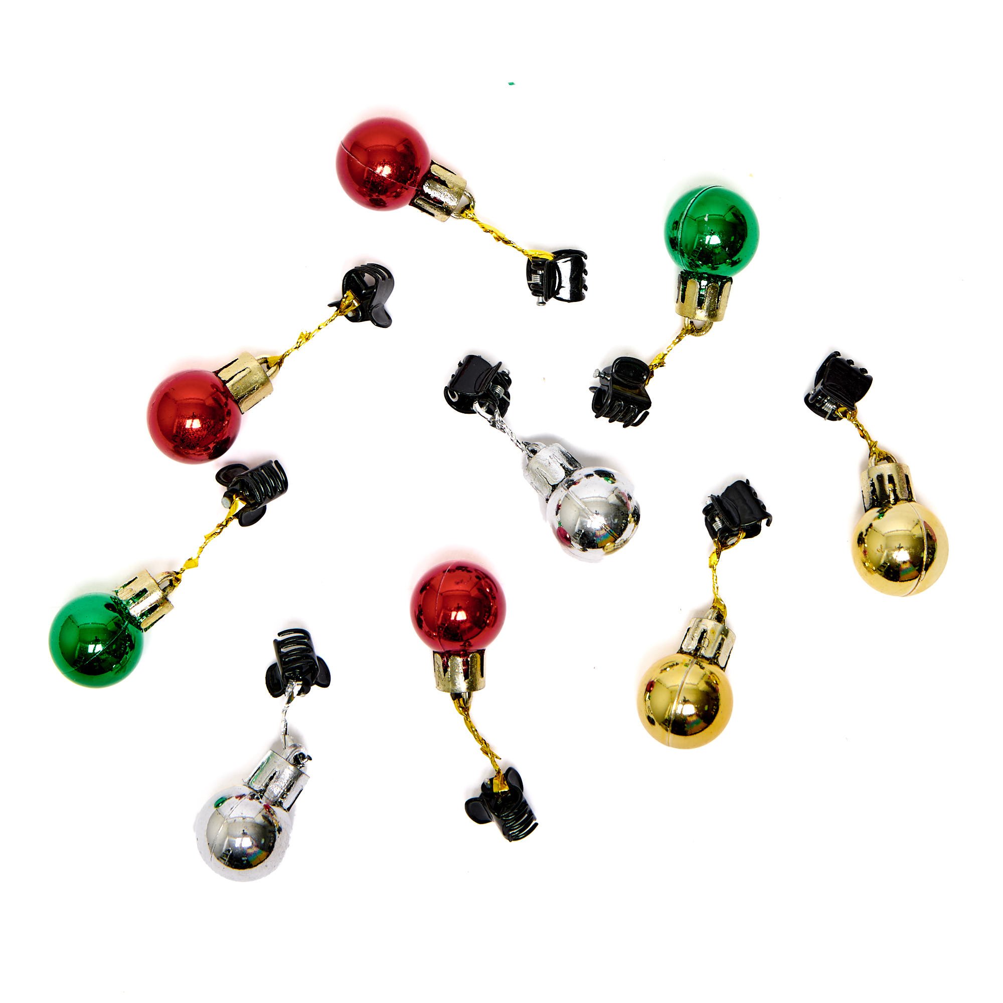 Christmas Beard & Hair Baubles - Pack of 9,  Christmas Beard & Hair Baubles - Pack of 9