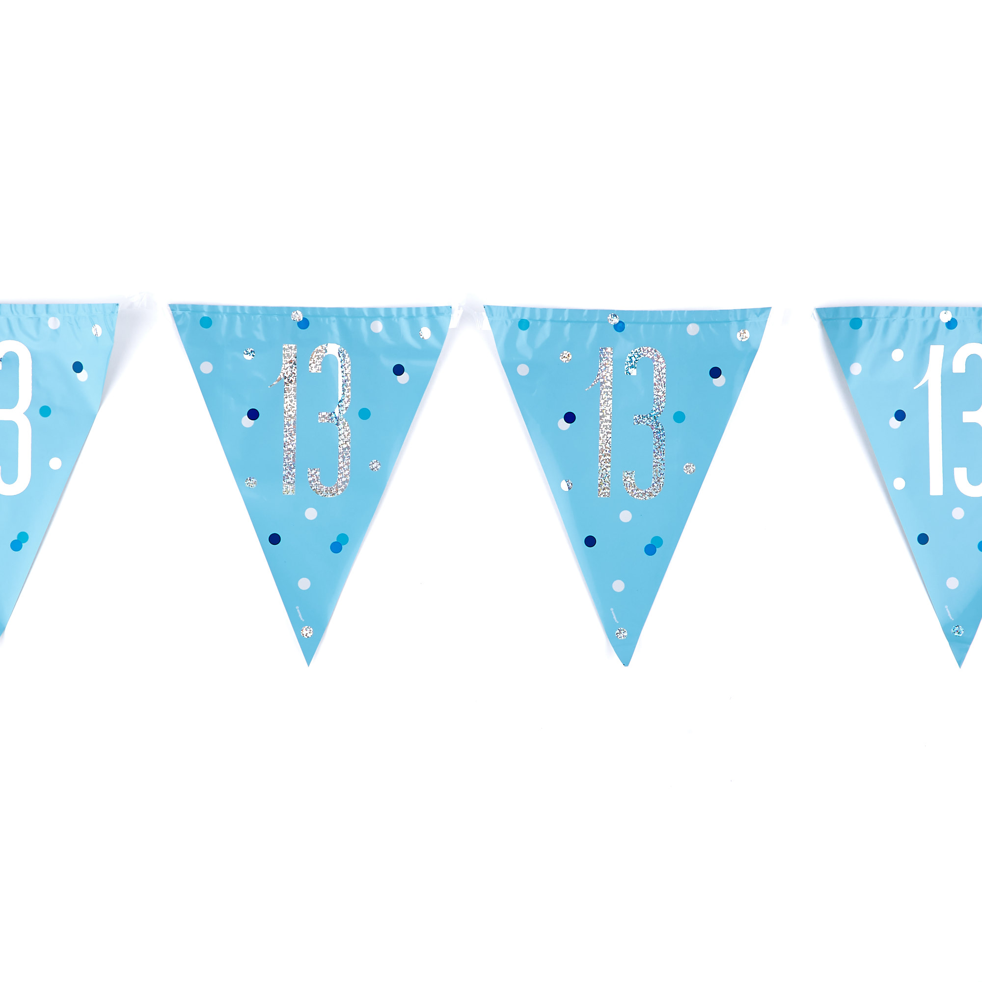 Blue 13th Birthday Party Tableware & Decorations Bundle