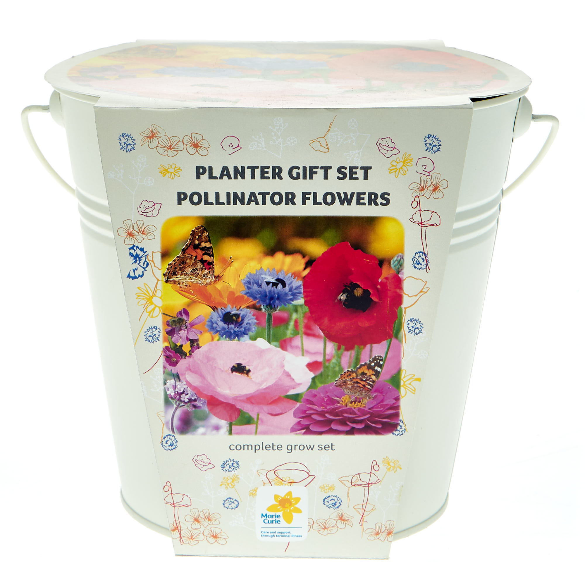 Marie Curie Pollinator Flowers Planter Gift Set