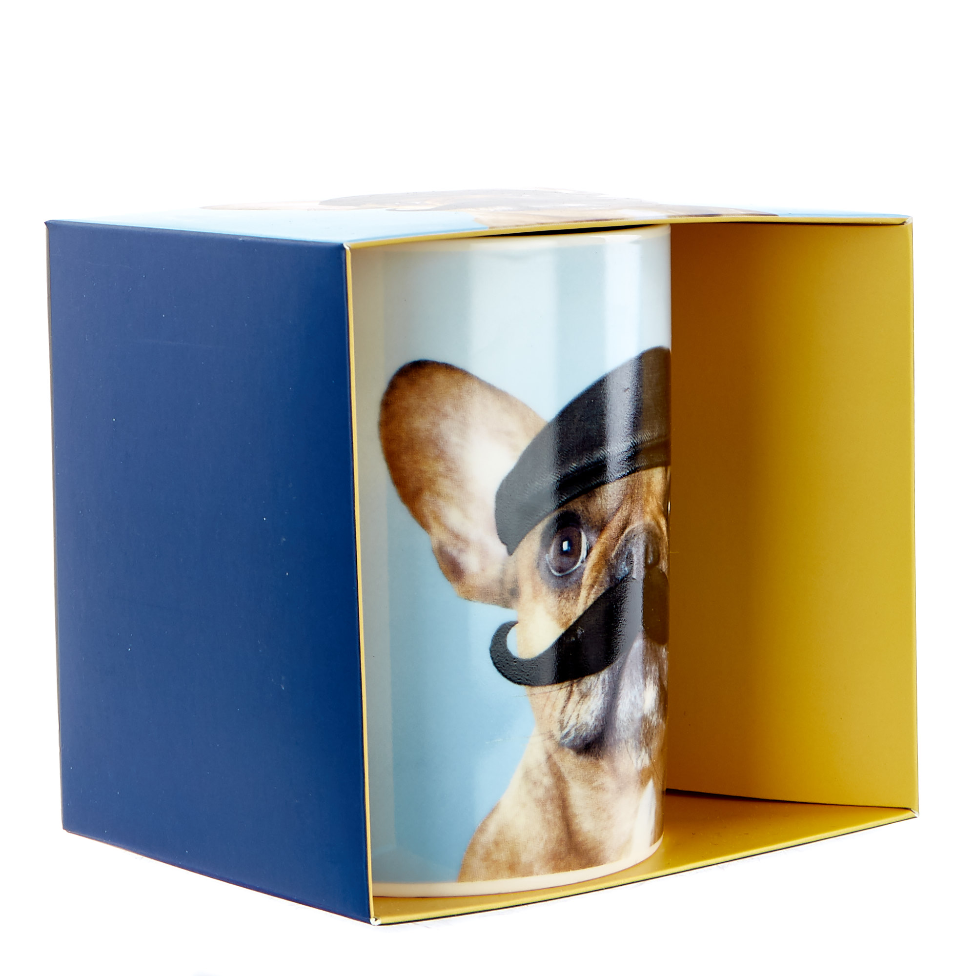 Large Mustached French Bulldog Mug