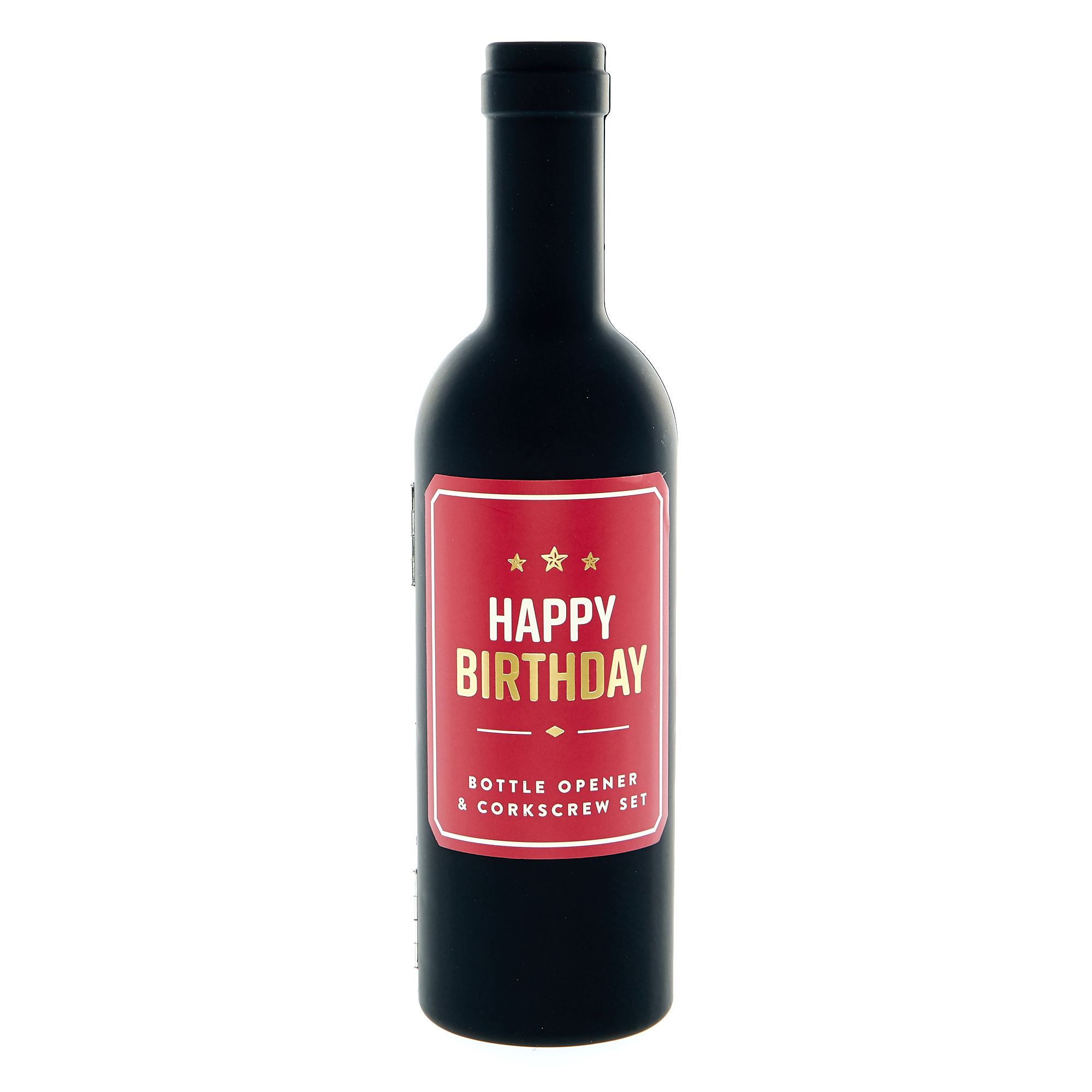 Happy Birthday Bottle Opener & Corkscrew Set
