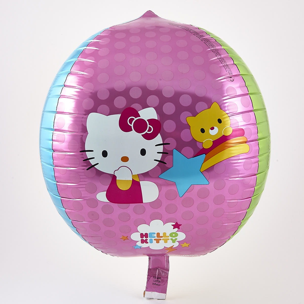 Hello Kitty Helium Orbz Balloon (Deflated)