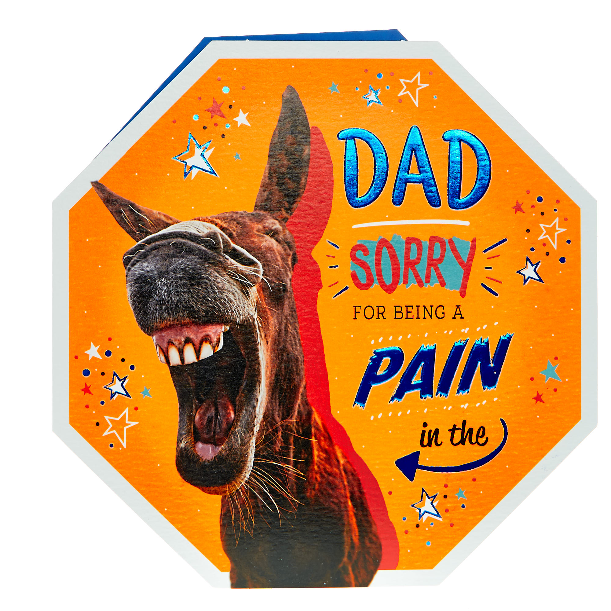Dad Pain In The... Octagonal Birthday Card