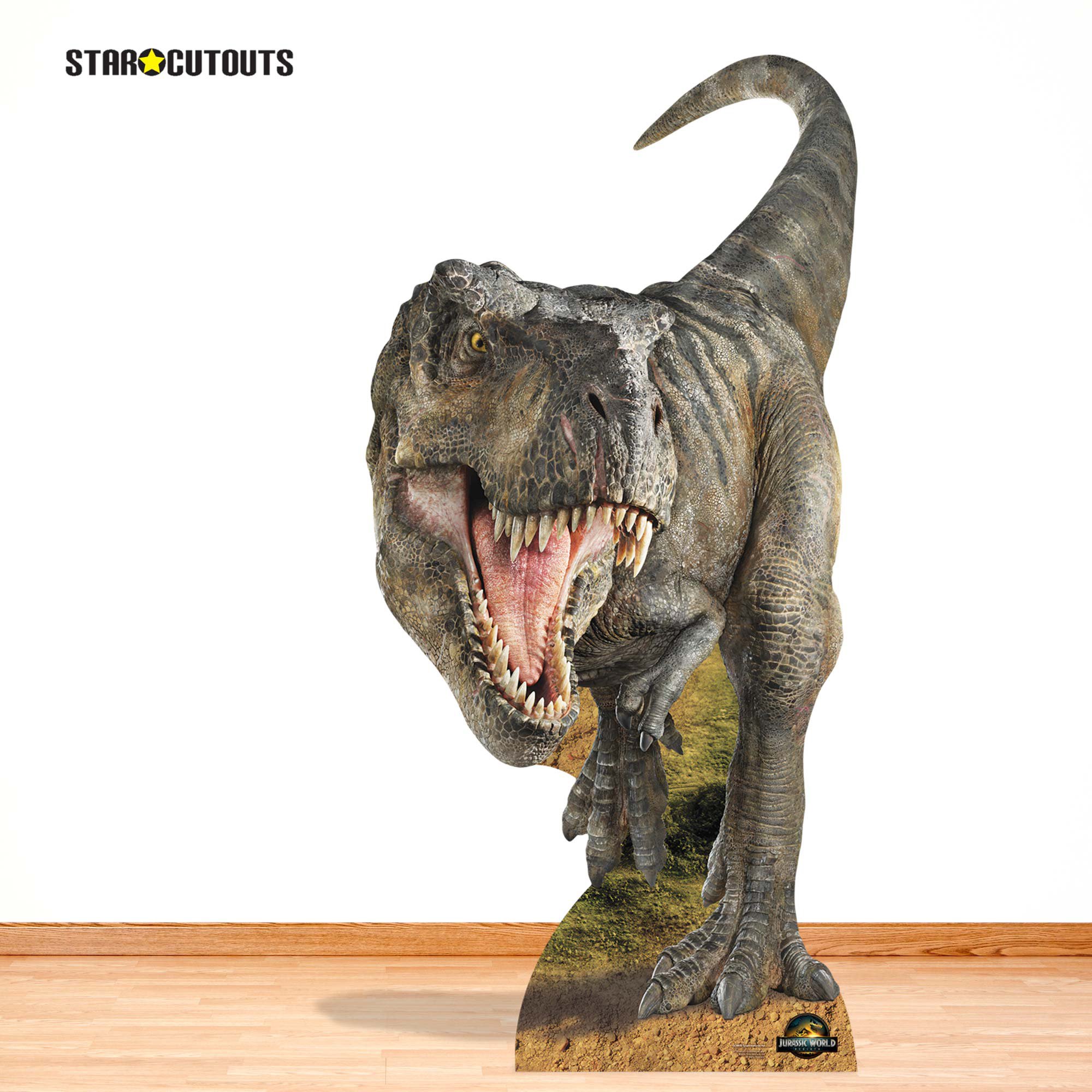 T-Rex Dinosaur Jurassic World Rebirth Cardboard Cutout