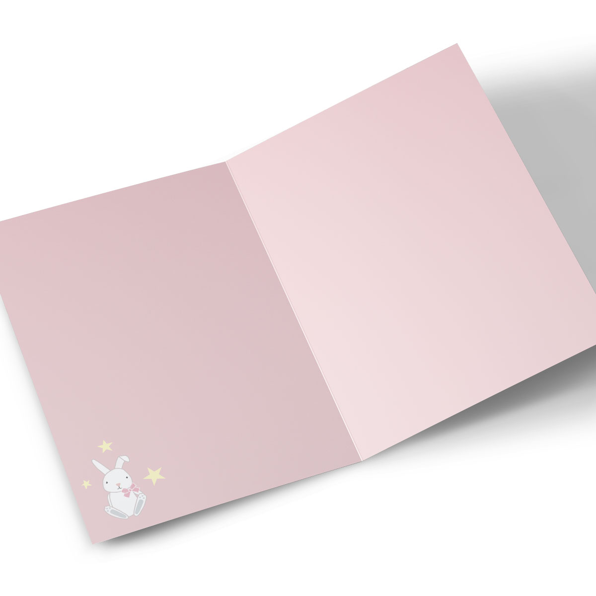 Photo New Baby Card - Pink Mobile