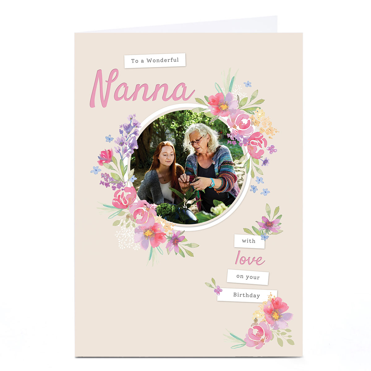 Photo Kerry Spurling Birthday Card - Nanna
