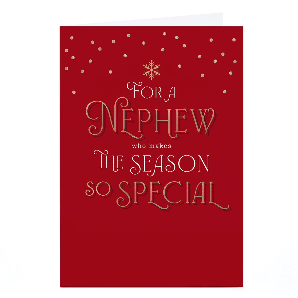 Christmas Card - Nephew Who Makes The Season So Special