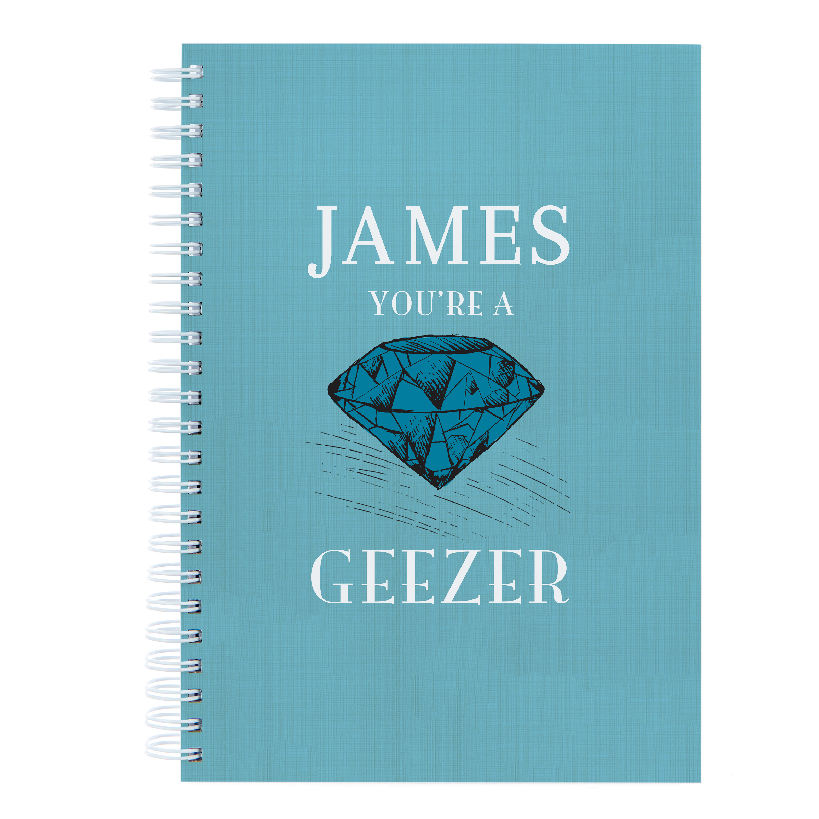 Personalised Notebook - Diamond Geezer