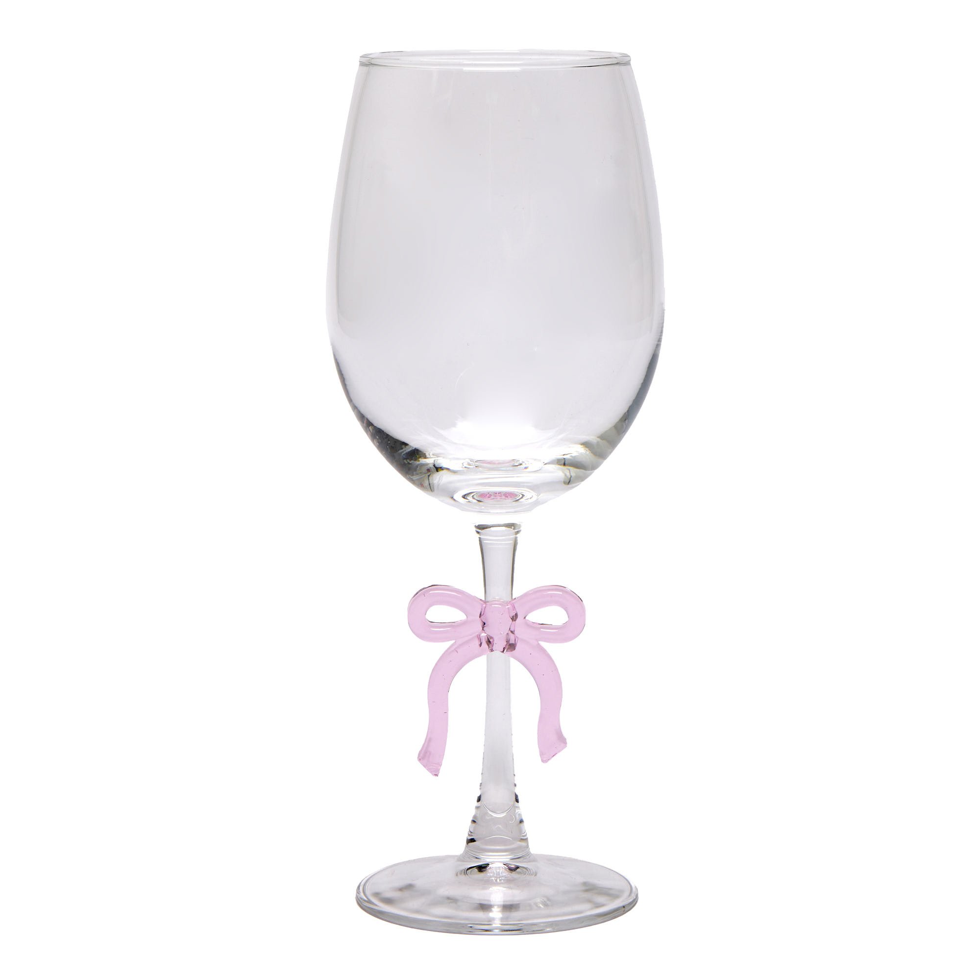 For An Amazing Mum Bow Wine Glass