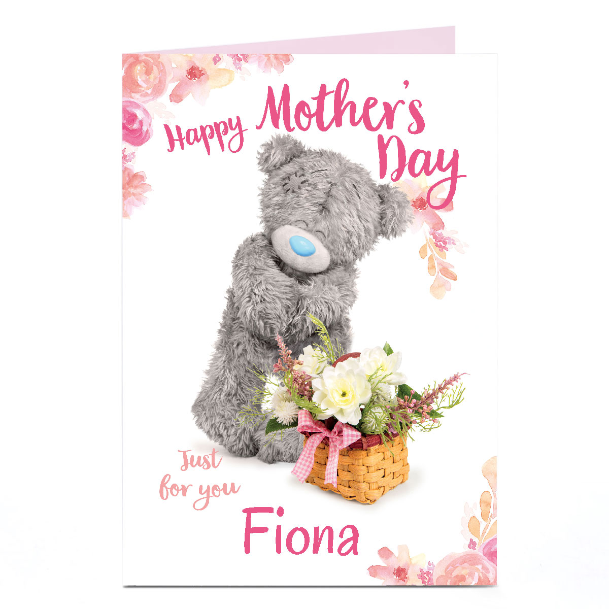 Personalised Tatty Teddy Mother's Day Card - Just For You