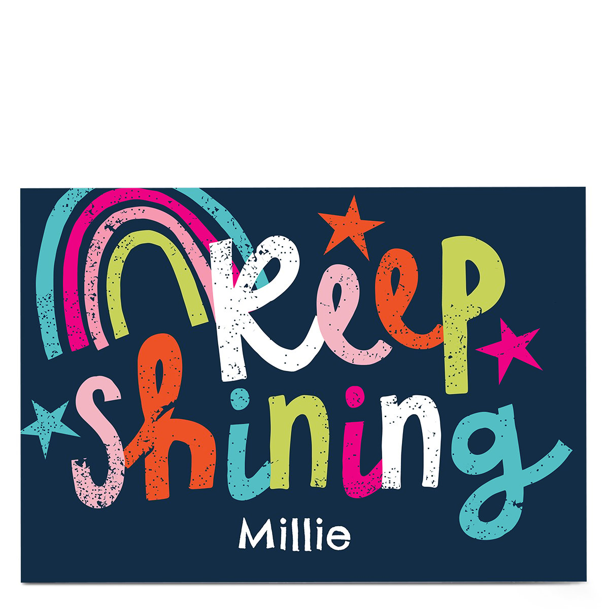 Personalised Bev Hopwood Card - Keep Shining