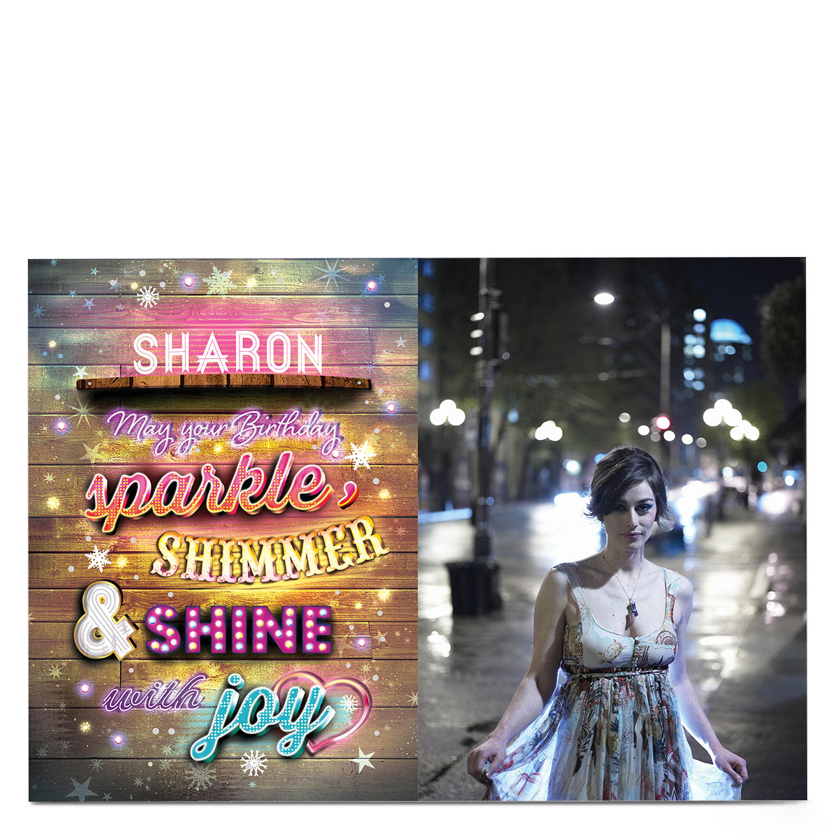 Buy Photo Birthday Card - Sparkle, Shimmer &amp; Shine for GBP 1.79 | Card ...