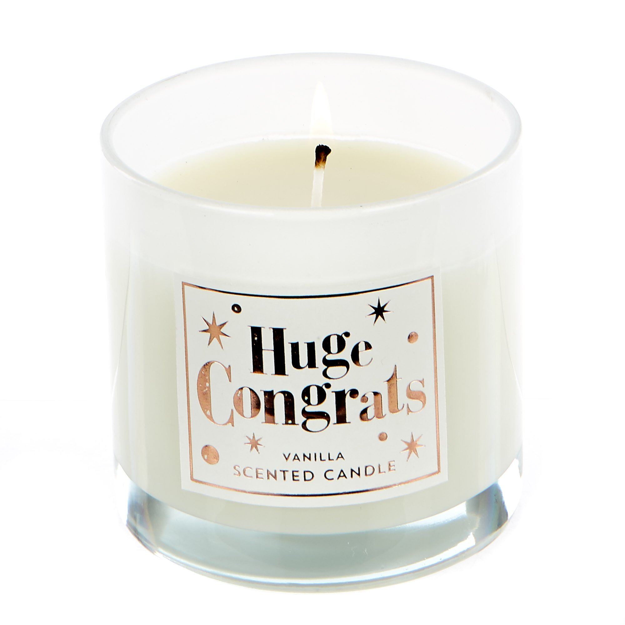 Huge Congrats Vanilla Scented Celebration Candle