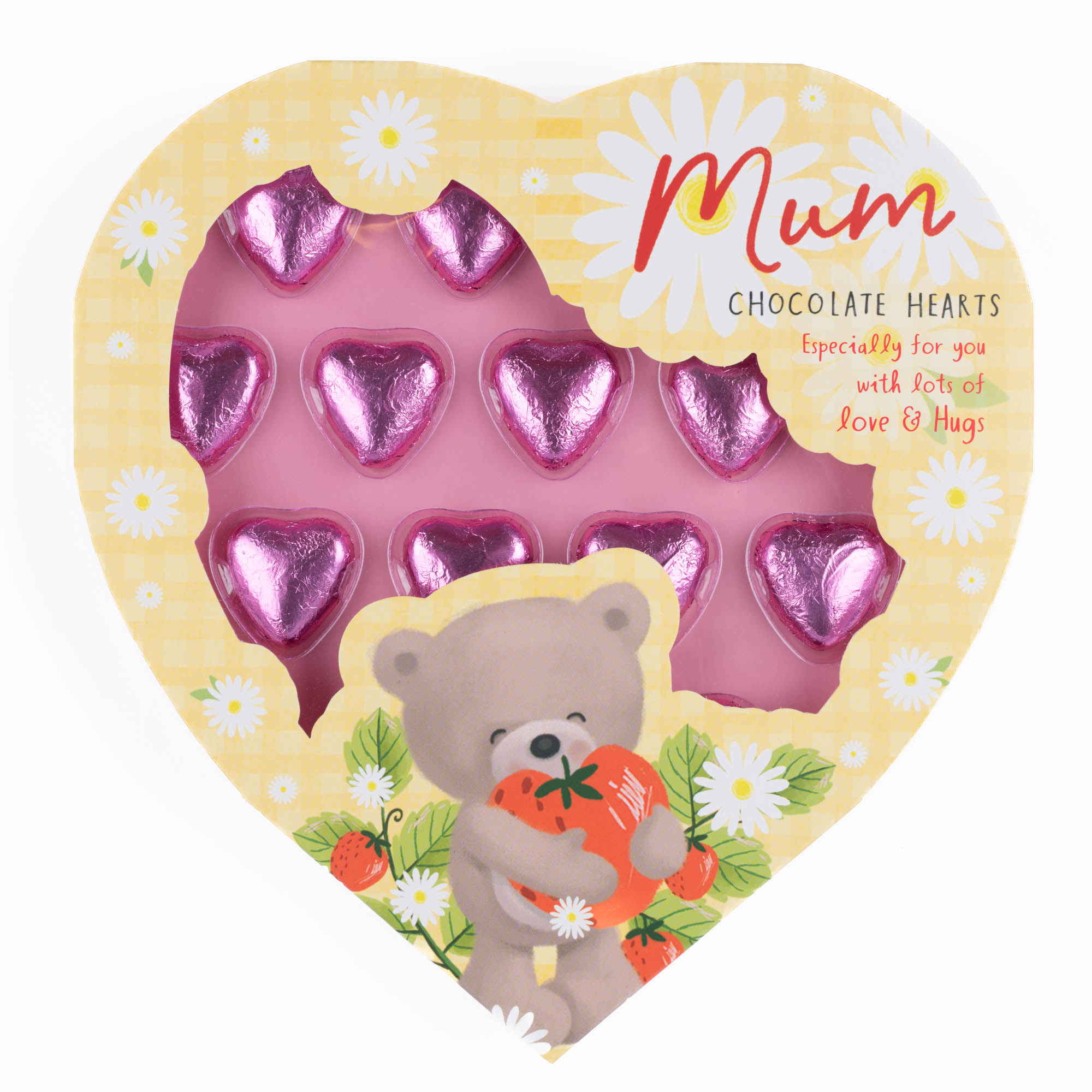 World's Best Mummy Hugs Balloon & Chocolate Hearts - Pre Order For Mother's Day!