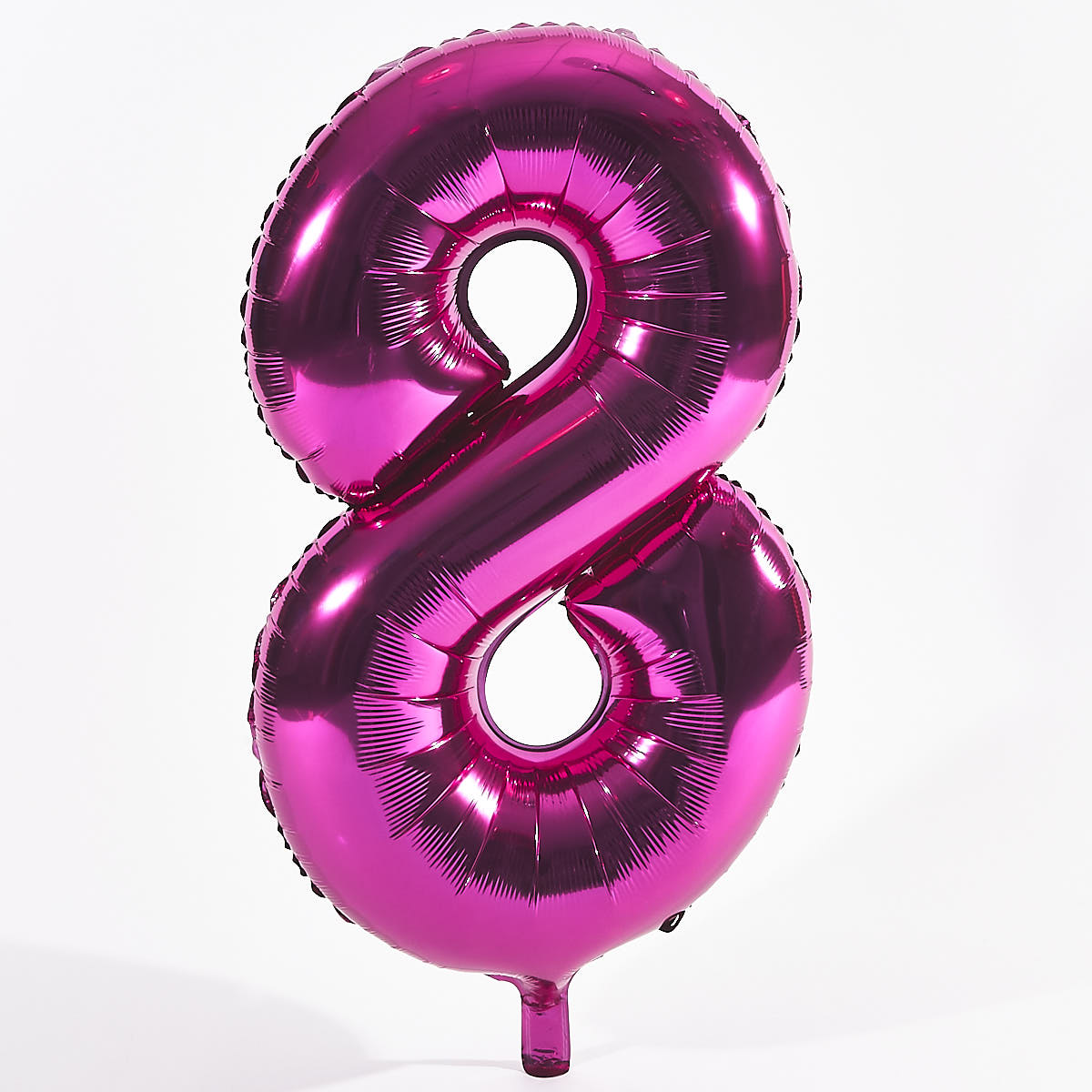 Pink Number 8 Foil Giant Helium Balloon (Deflated)