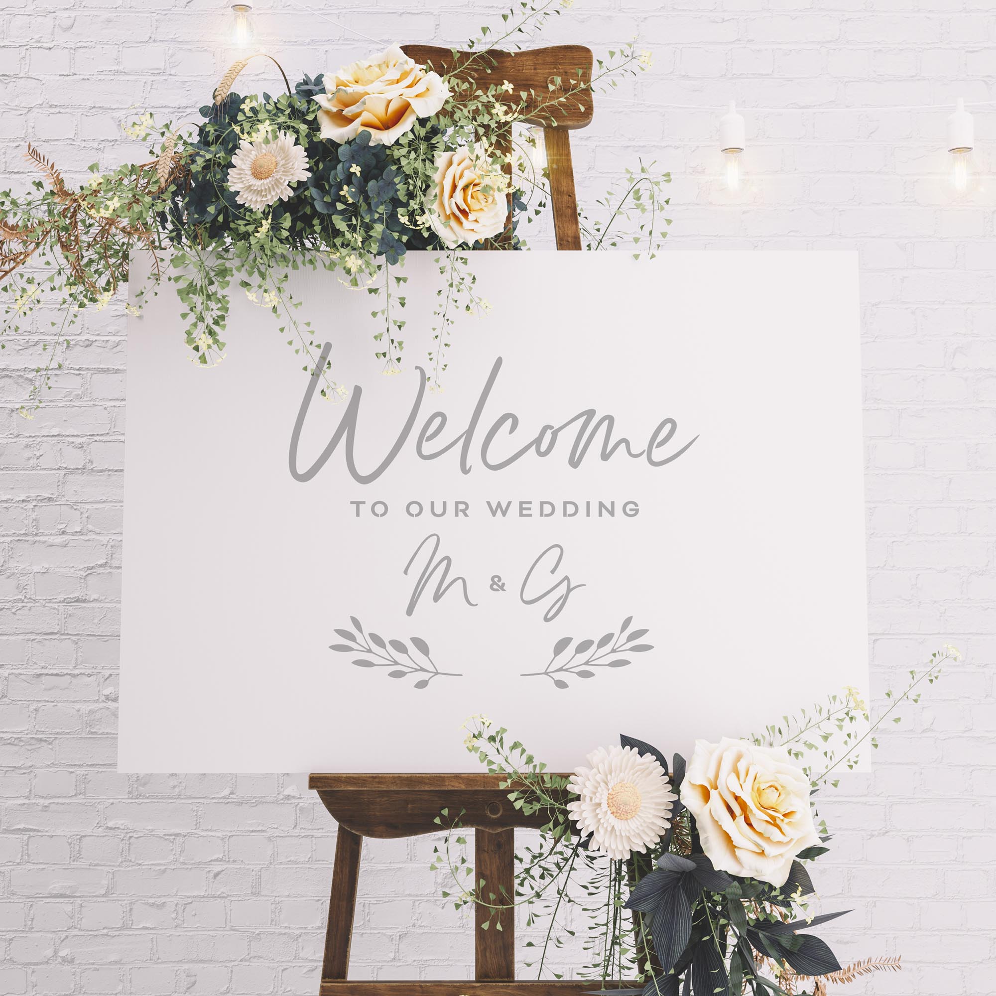 Wedding Letter Stencils - Pack of 4