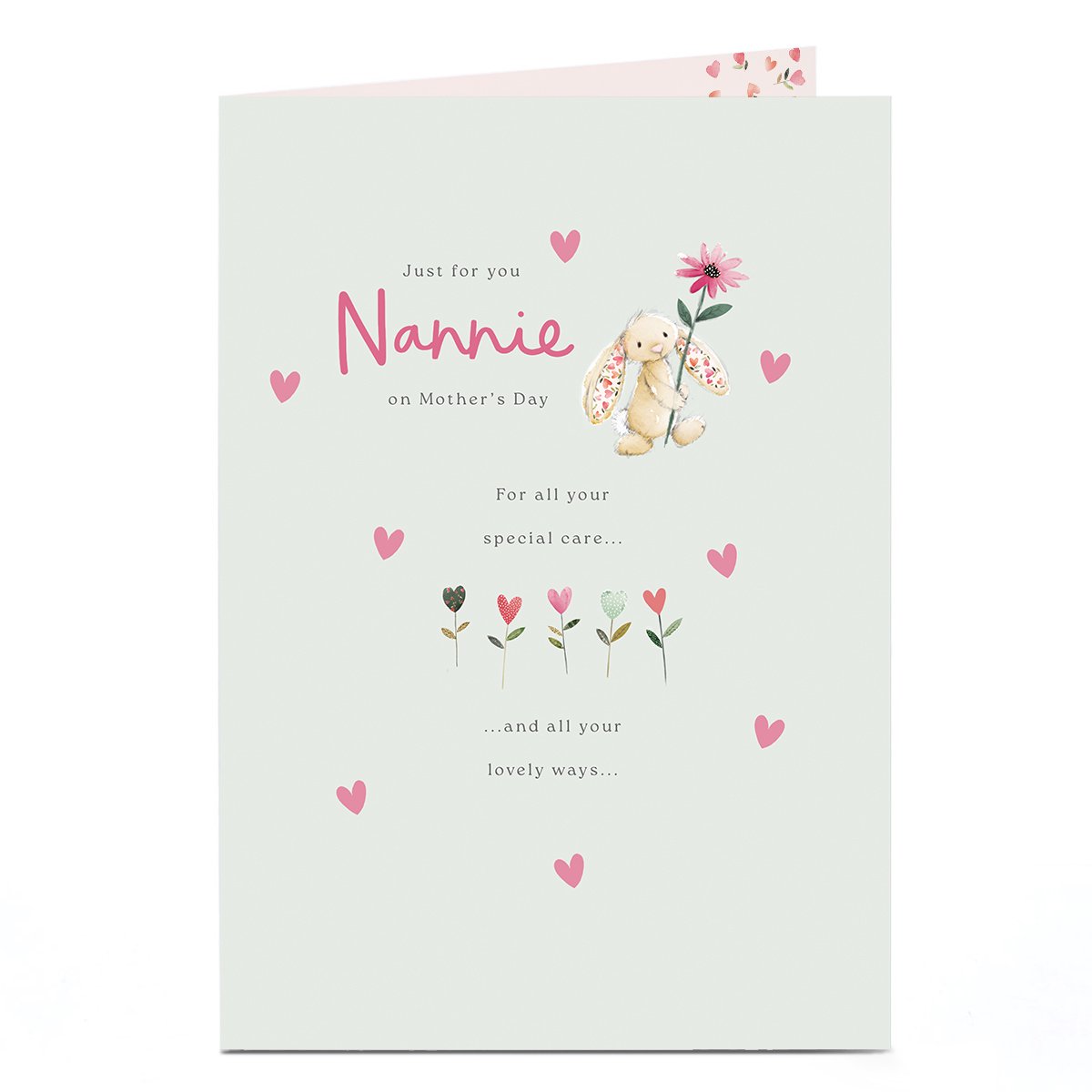 Mother's Day Card - Happiest of Days Bunny, Nannie