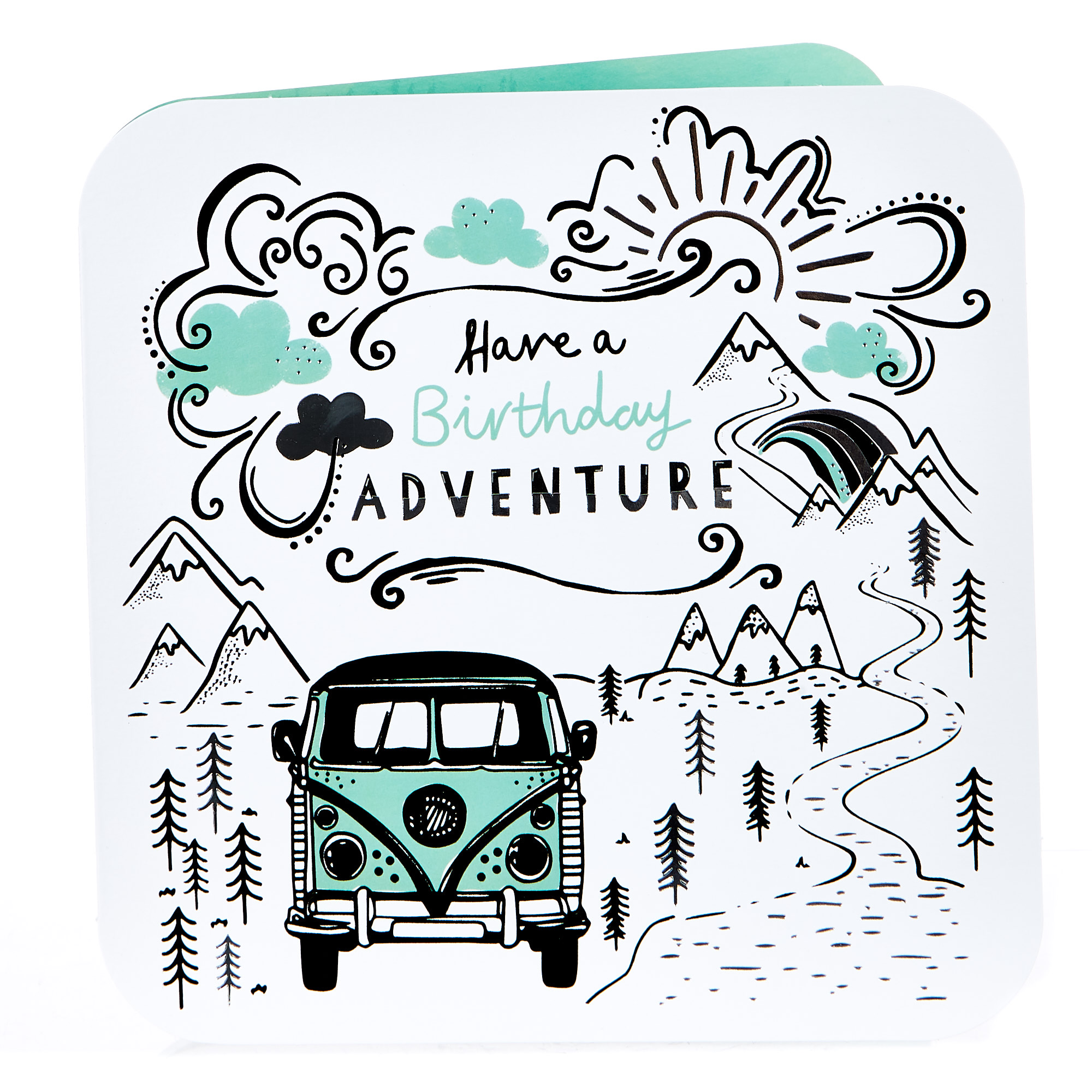 Birthday Card - Camper Van Adventure