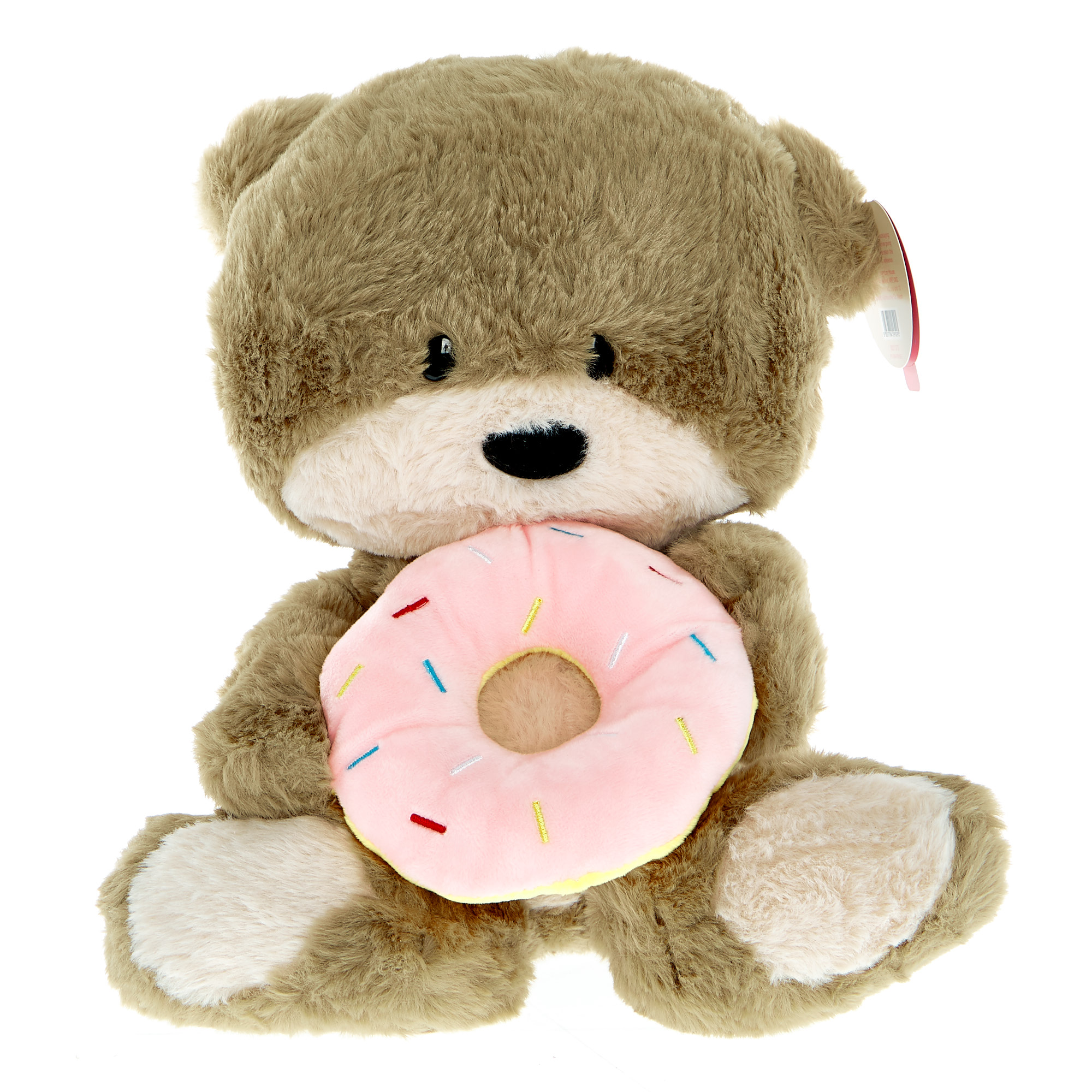 Hugs Bear With Donut Soft Toy