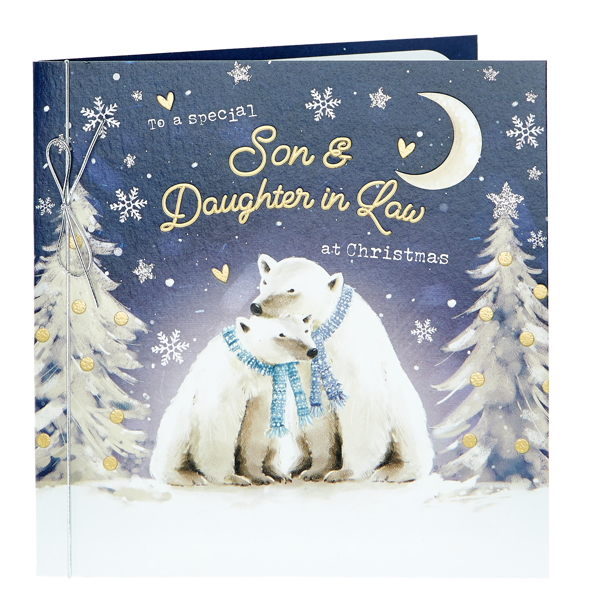 Boutique Collection Christmas Card - Son & Daughter In Law Bears