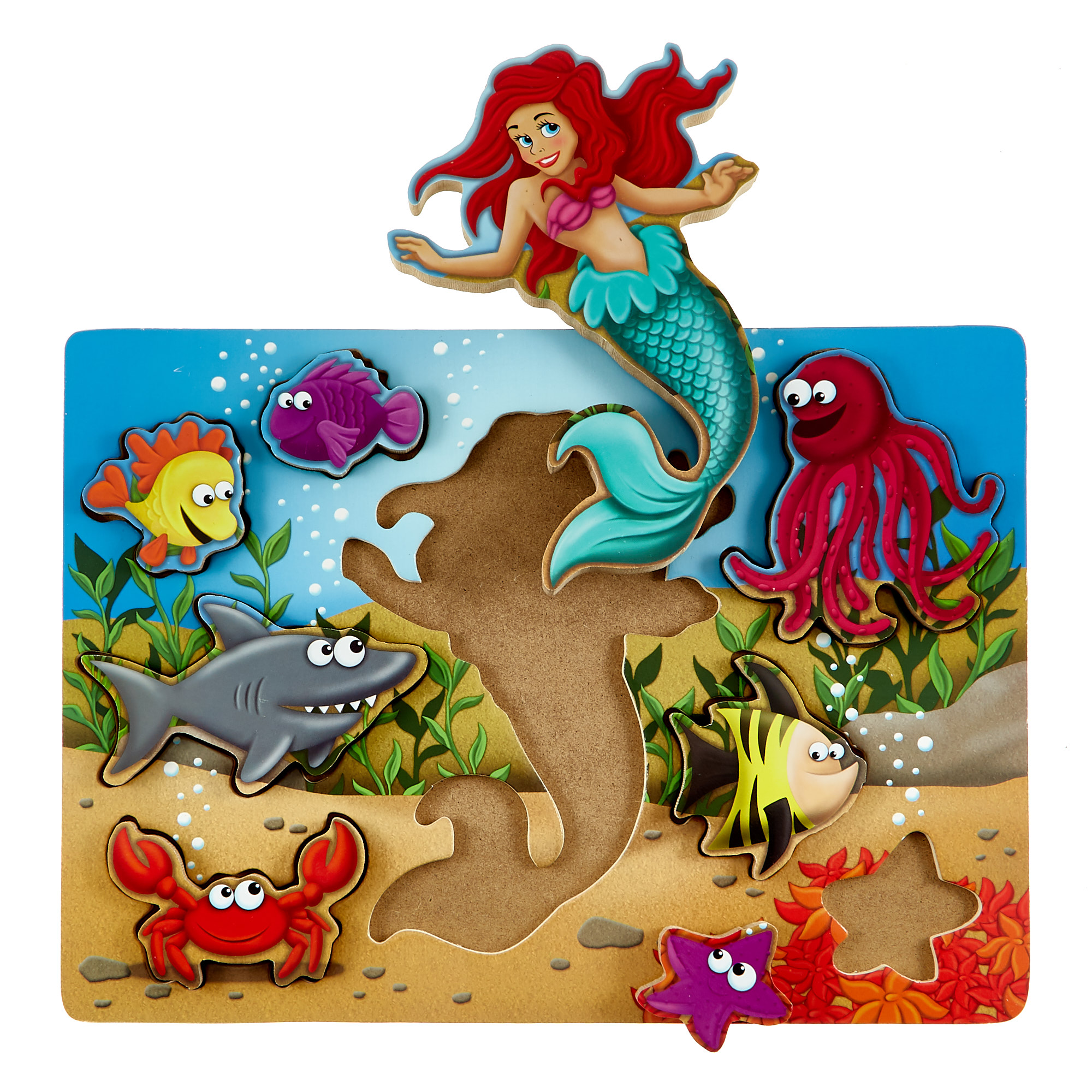 Children's Chunky Mermaid Under The Sea Puzzle