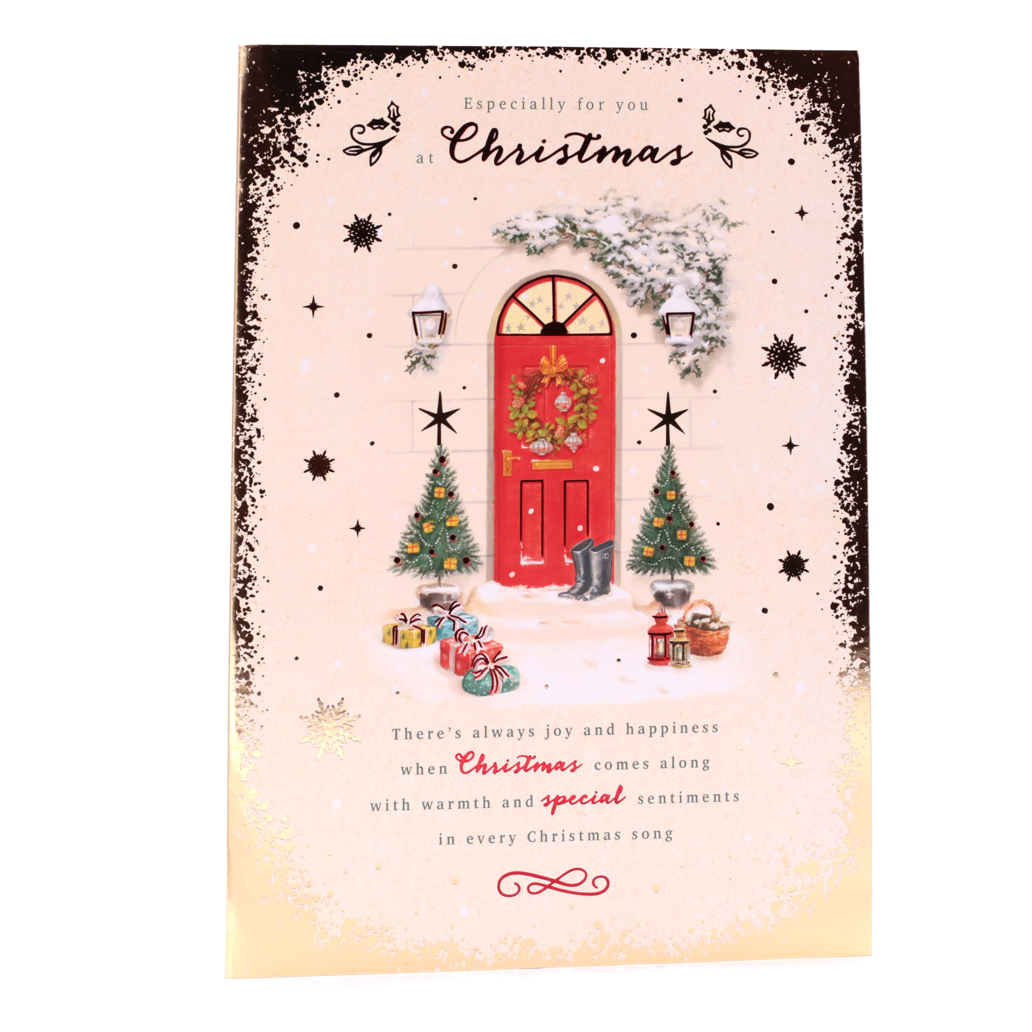 Christmas Card - Especially For You, Christmas Door