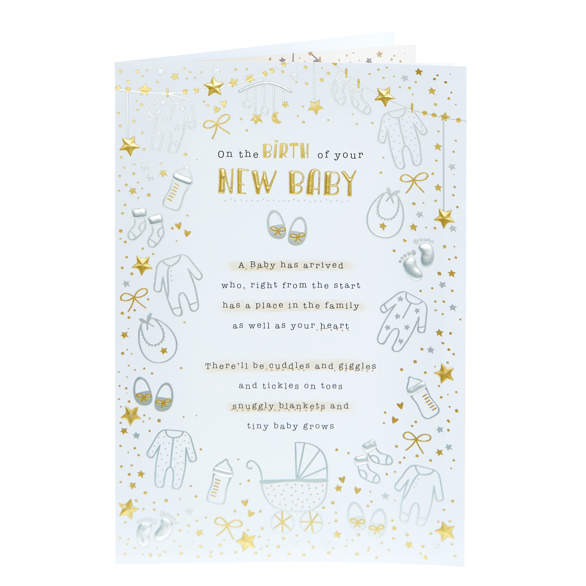 New Baby Card - On The Birth Of Your New Baby