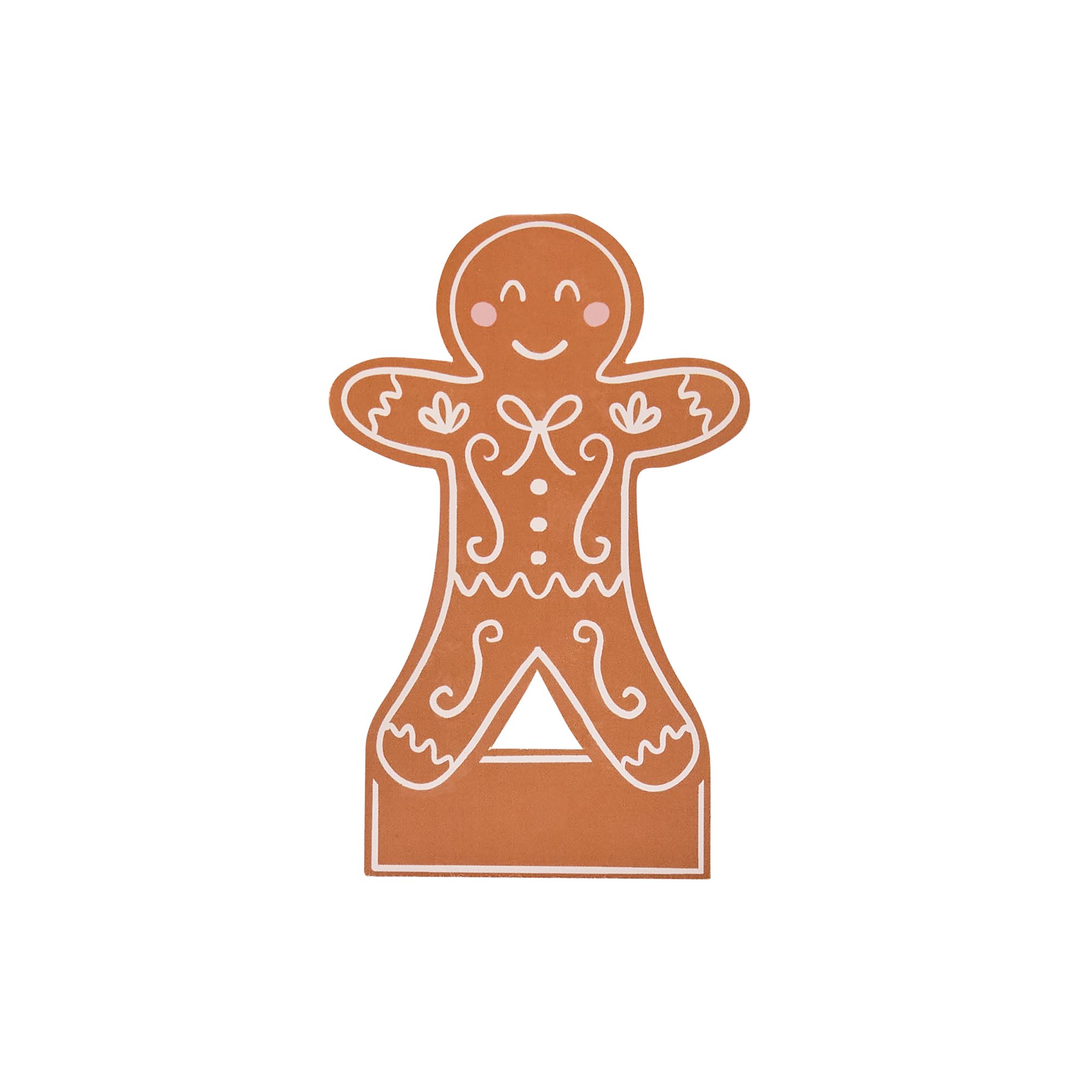 Gingerbread Man Place Cards - Pack of 10