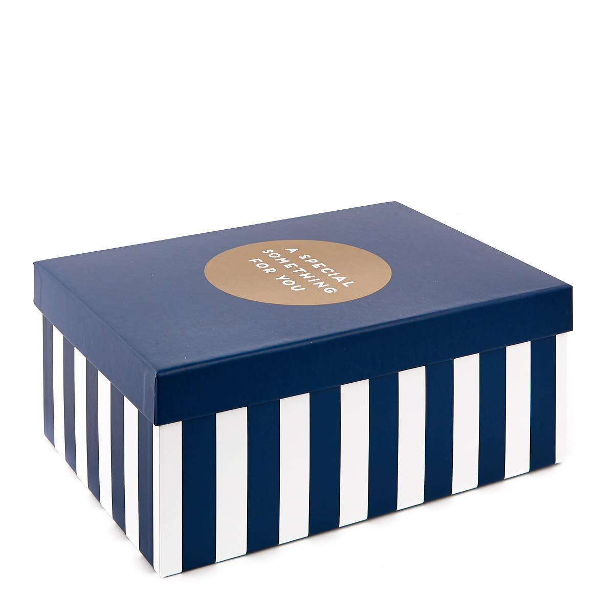 Luxury Gift Box Set Of Four - Blue Geometric