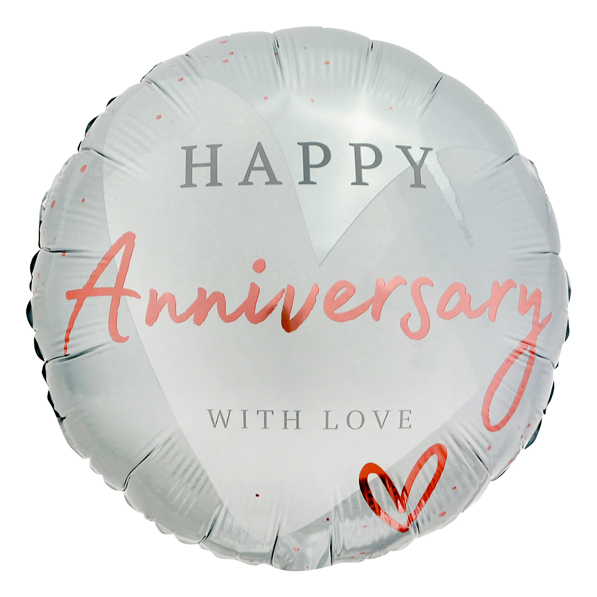 With Love Happy Anniversary 18-Inch Foil Helium Balloon