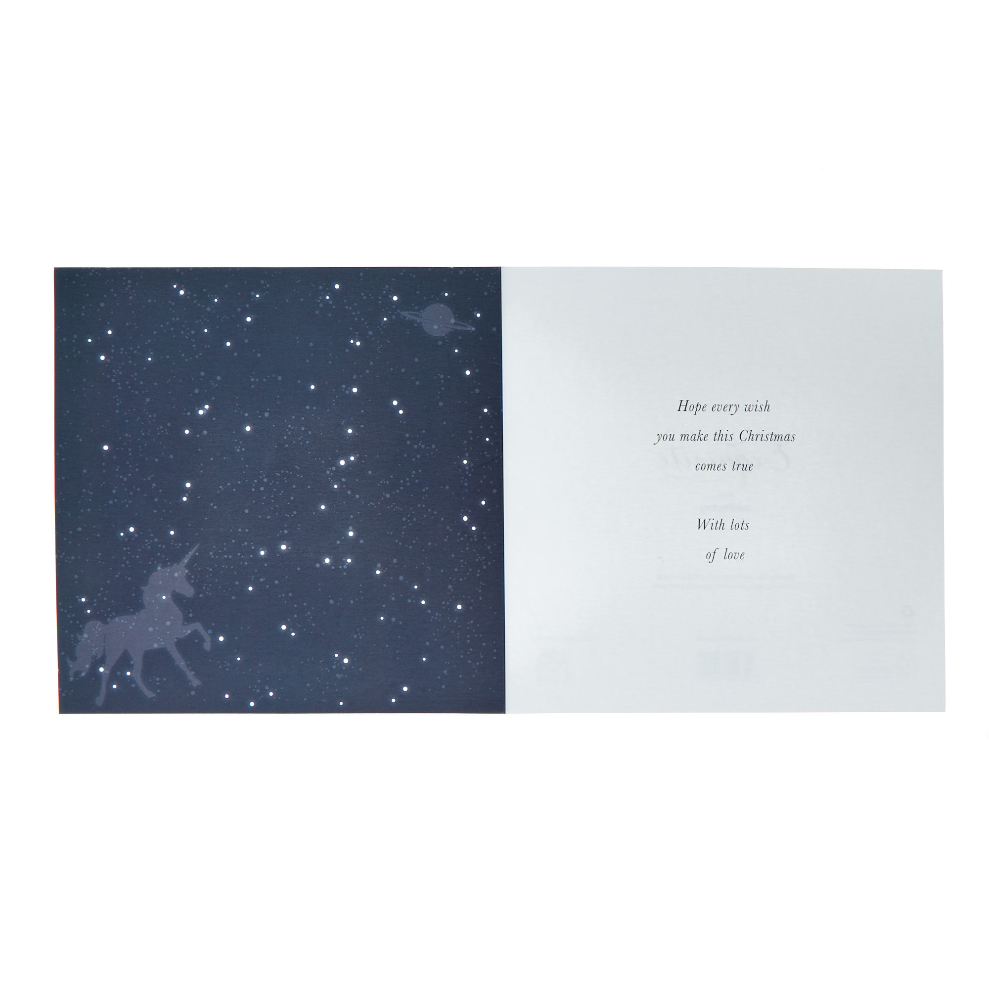 Exquisite Collection Christmas Card - Daughter, Wish Upon a Christmas Star