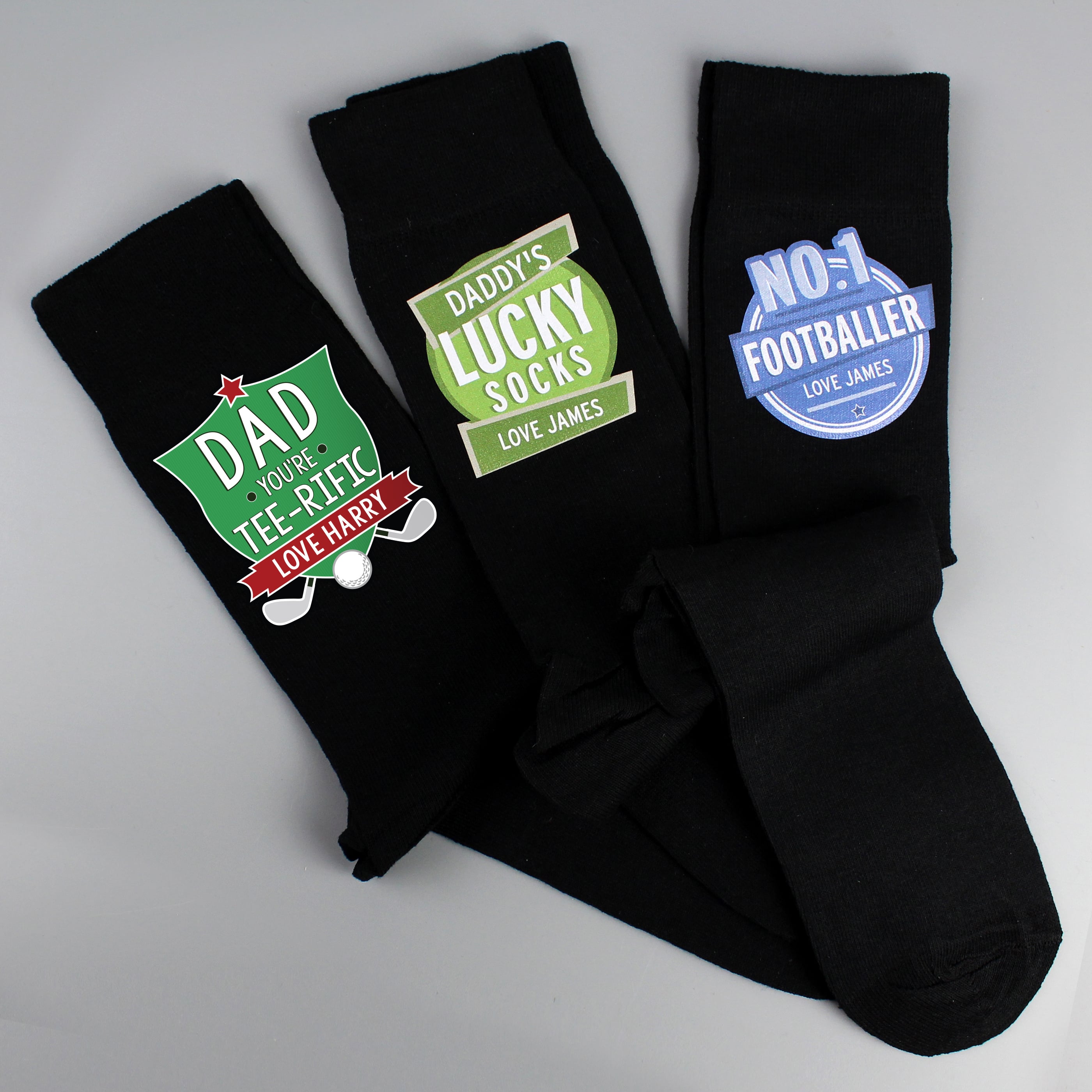 Personalised Tee-Rific Men's Socks