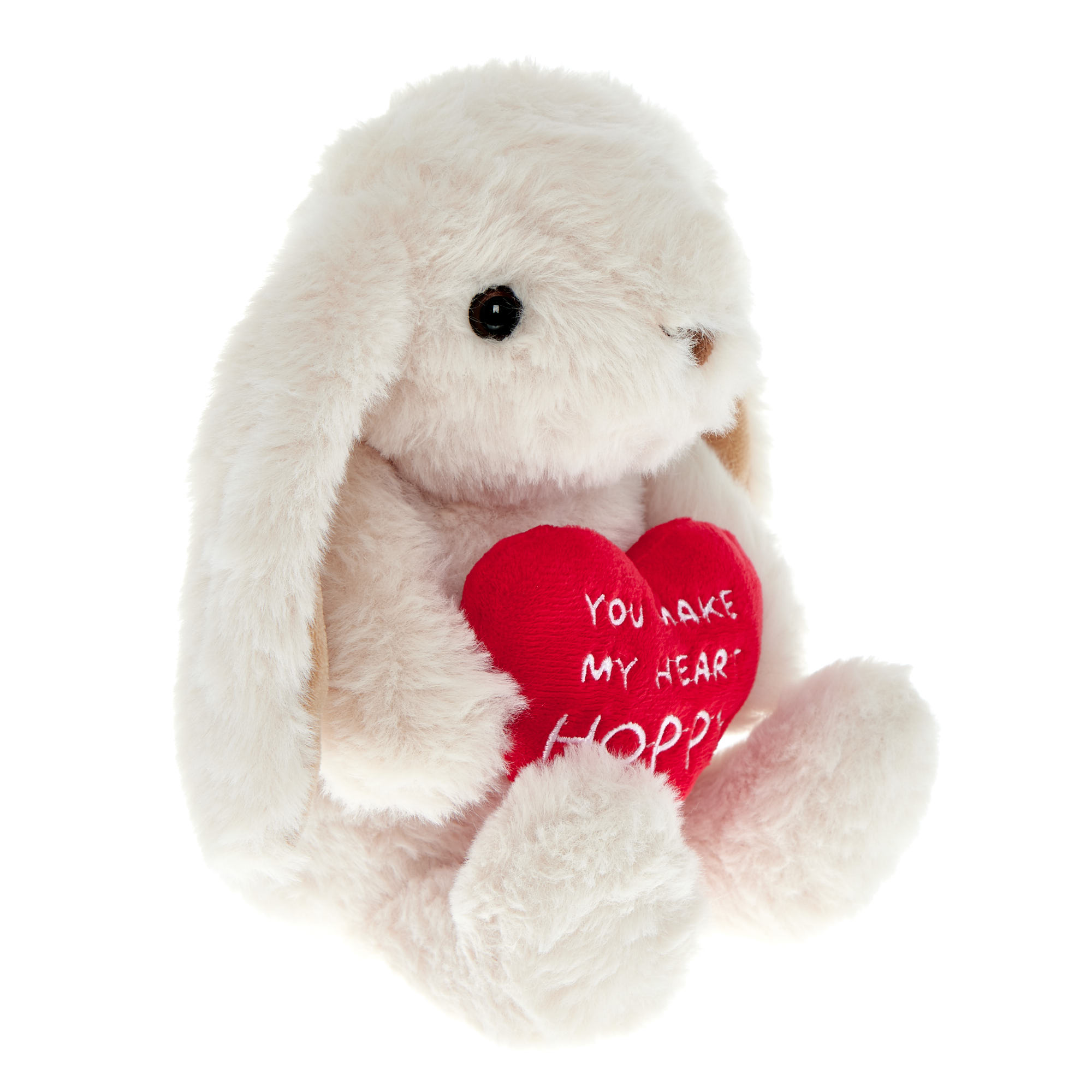 Small You Make My Heart Hoppy Bunny Soft Toy